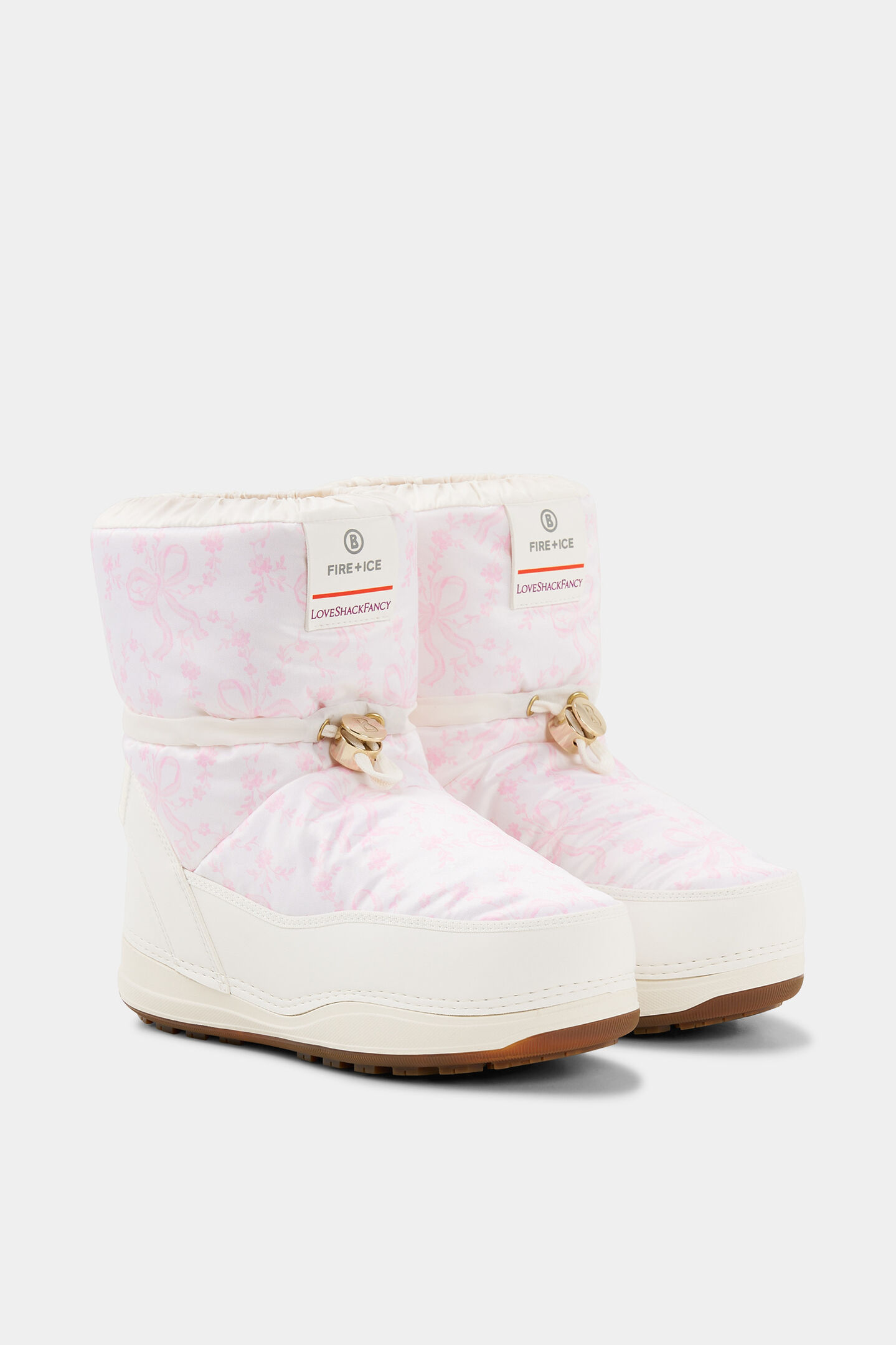 Kids snow boots La Plagne Pink/Off-White
