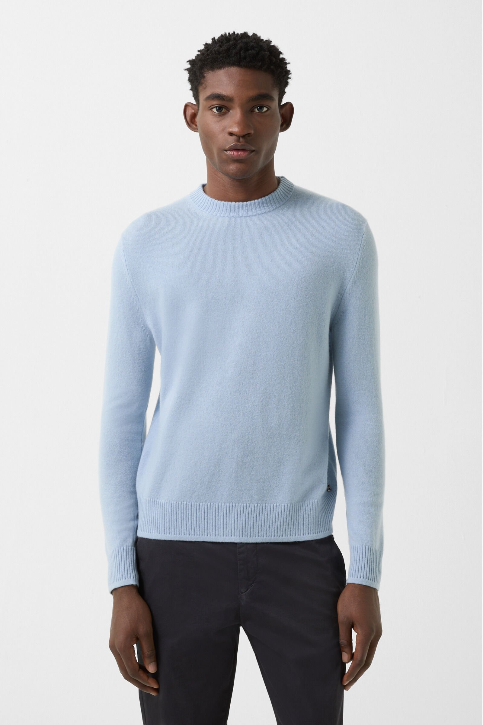 Brendon cashmere sweater Light blue