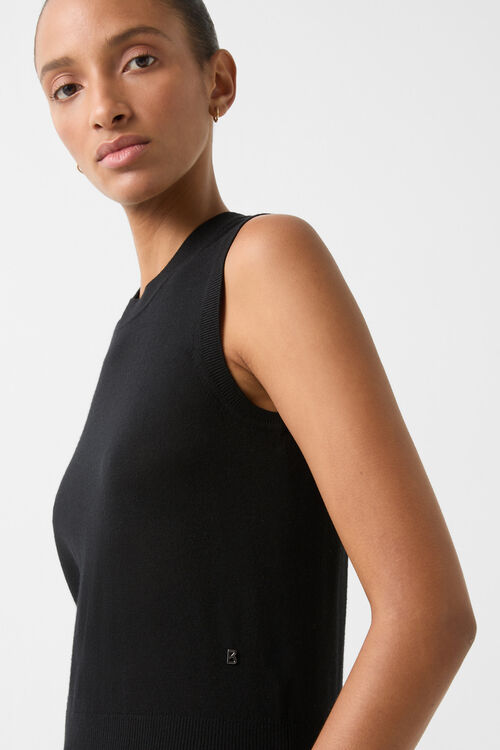 Knitted top Isola Black