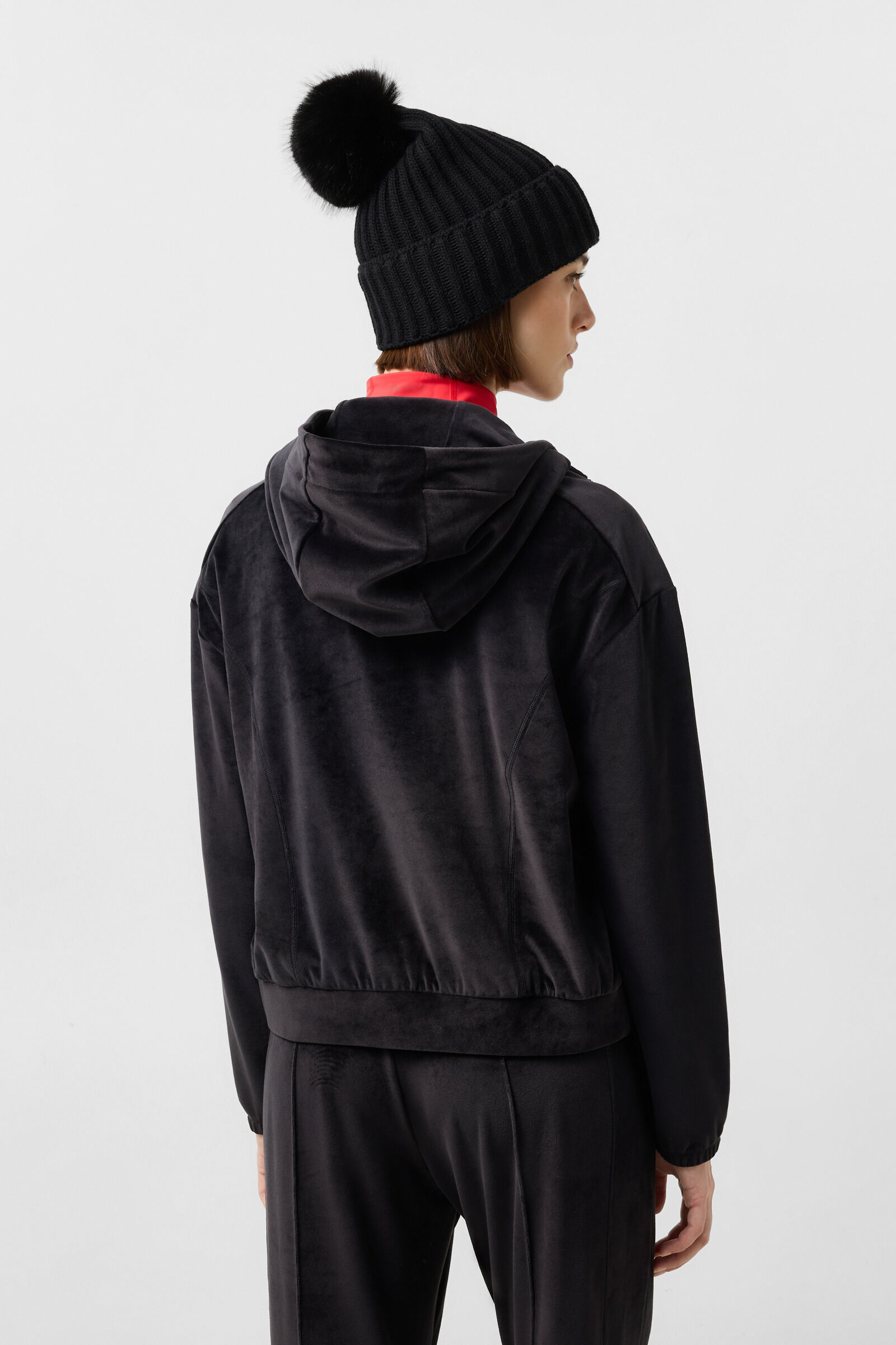 Samtjacke Francine Schwarz
