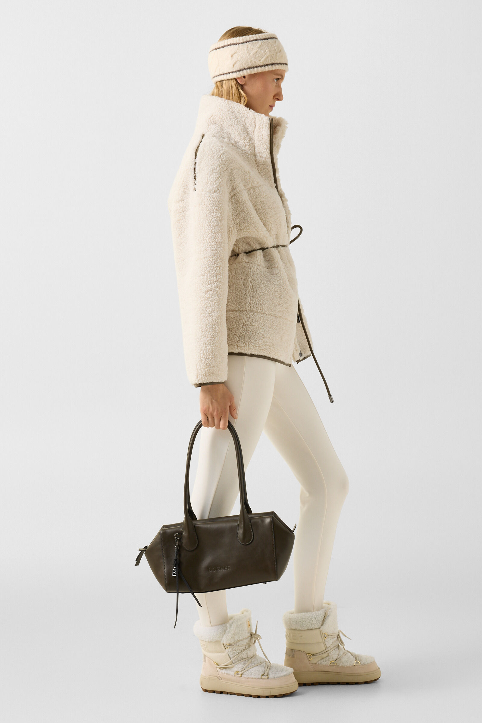Teddy-Jacke Kimberly Creme