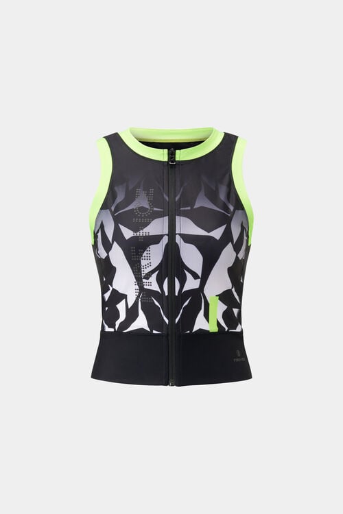 Zip top Alma Black/Grey