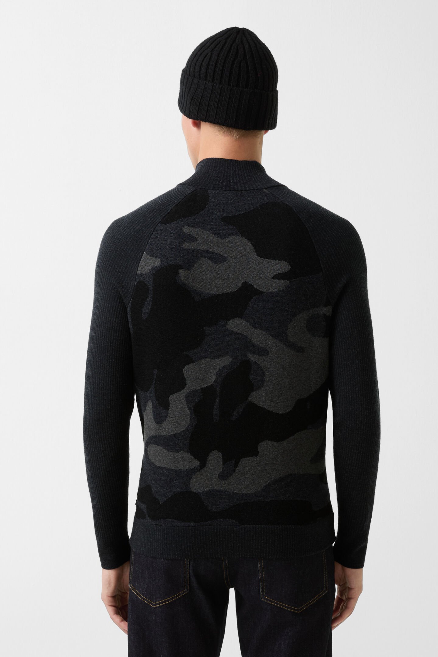 Knitted Troyer Reso Anthracite/black