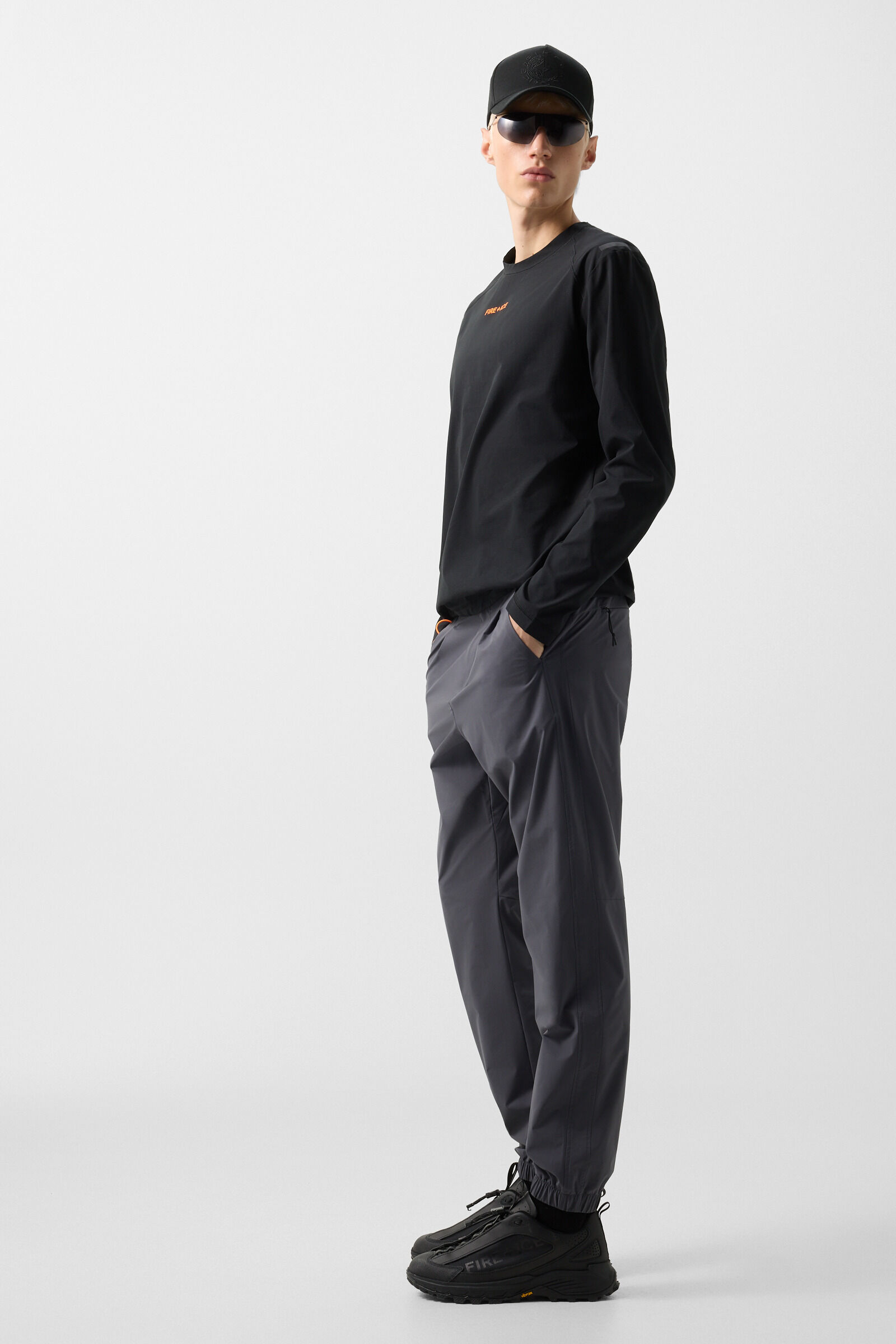 Funktions-Longsleeve Alejo Schwarz