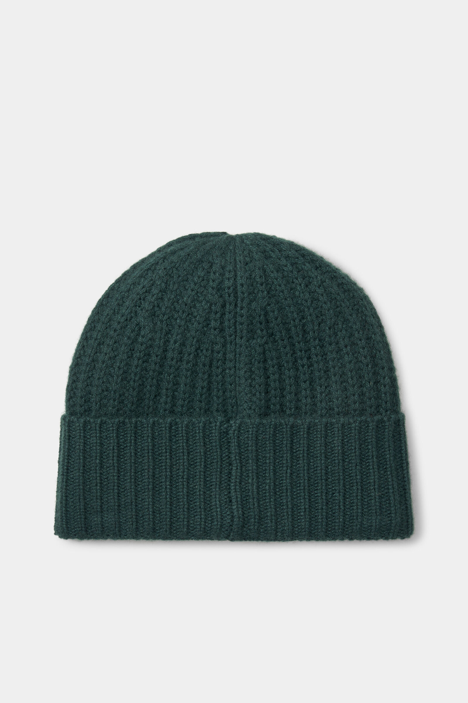 Rex knitted cashmere hat Dark green