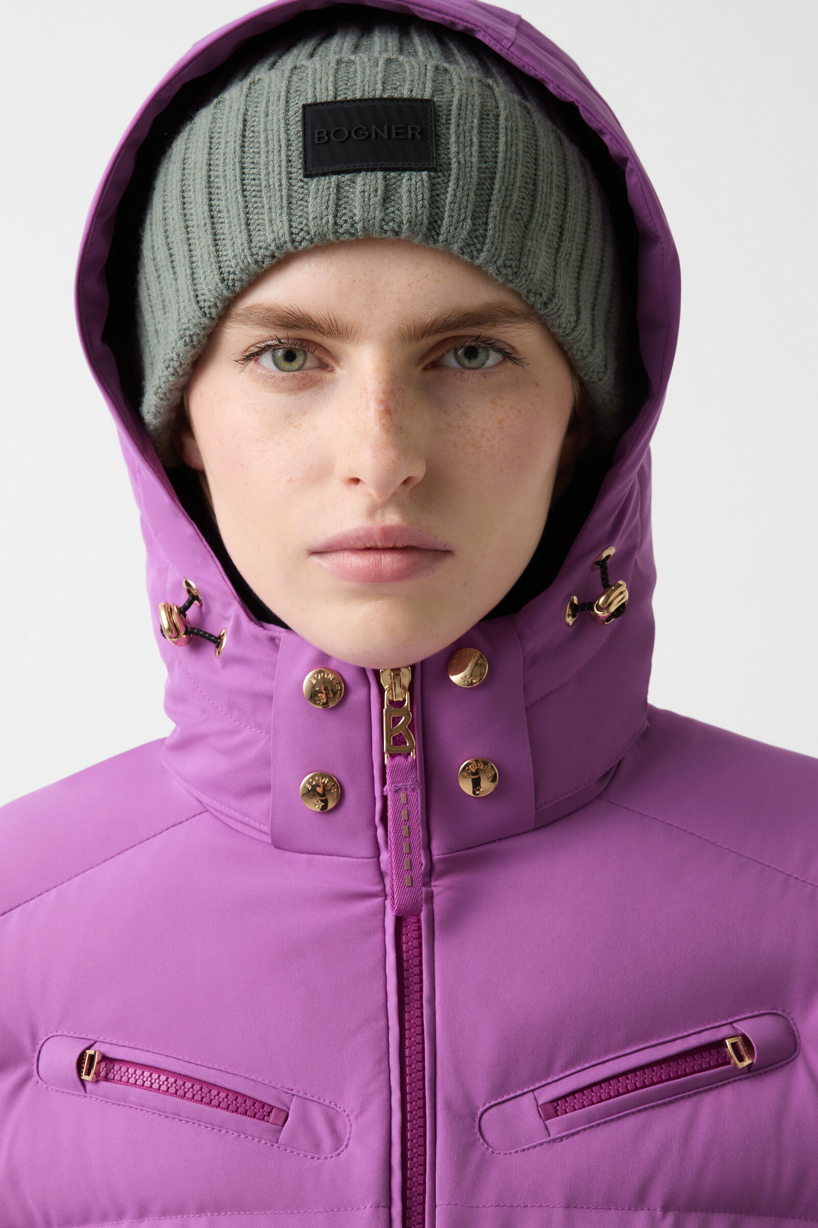 Ellya quilted jacket Violet