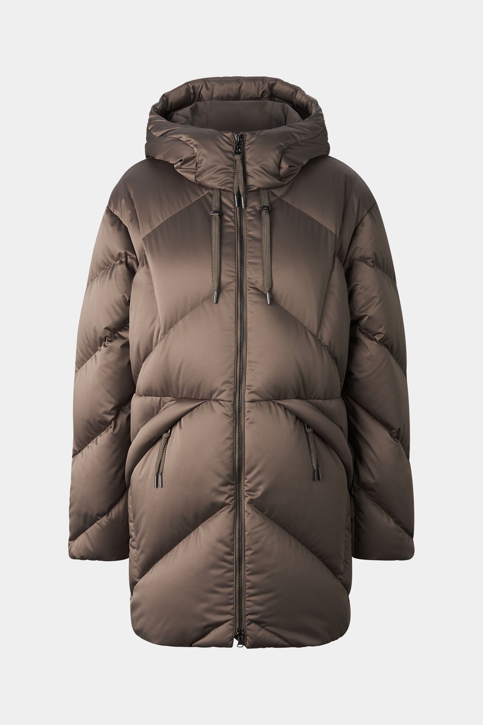 Glenda Down Parka Grey-brown