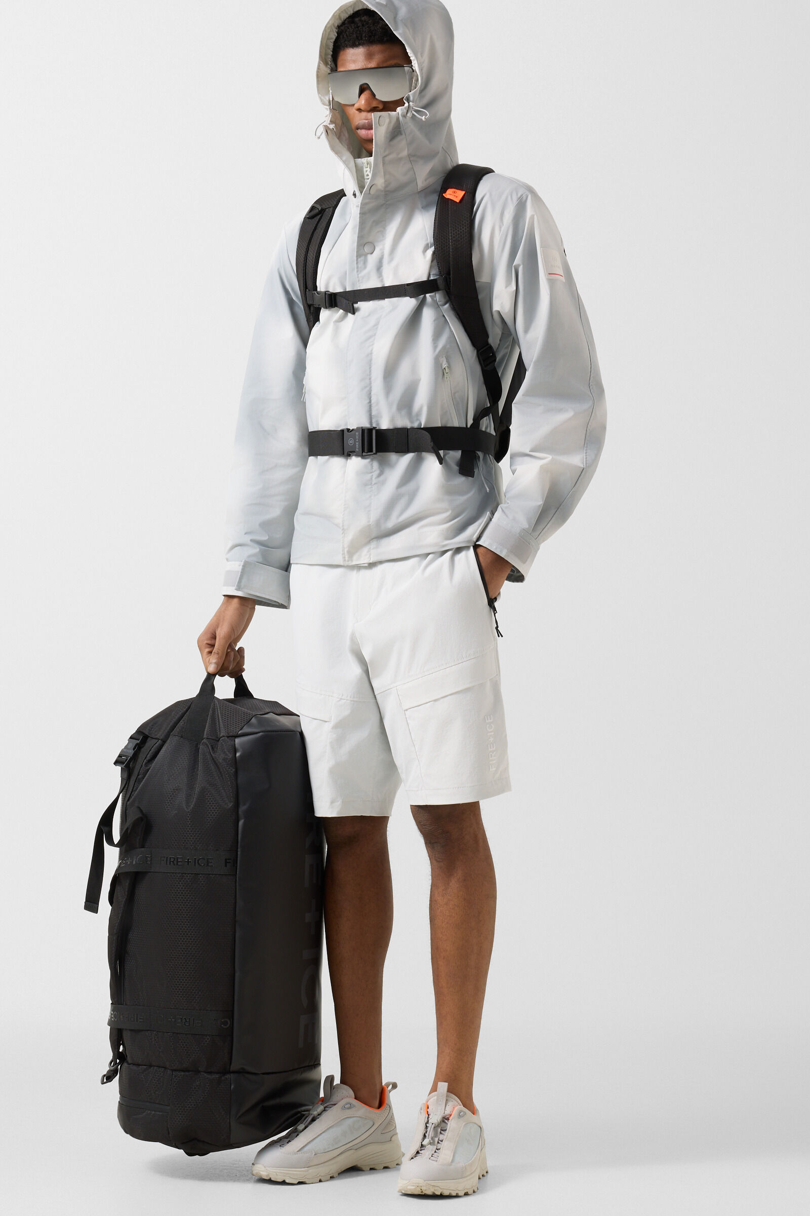 Lior functional jacket Light grey/off-white