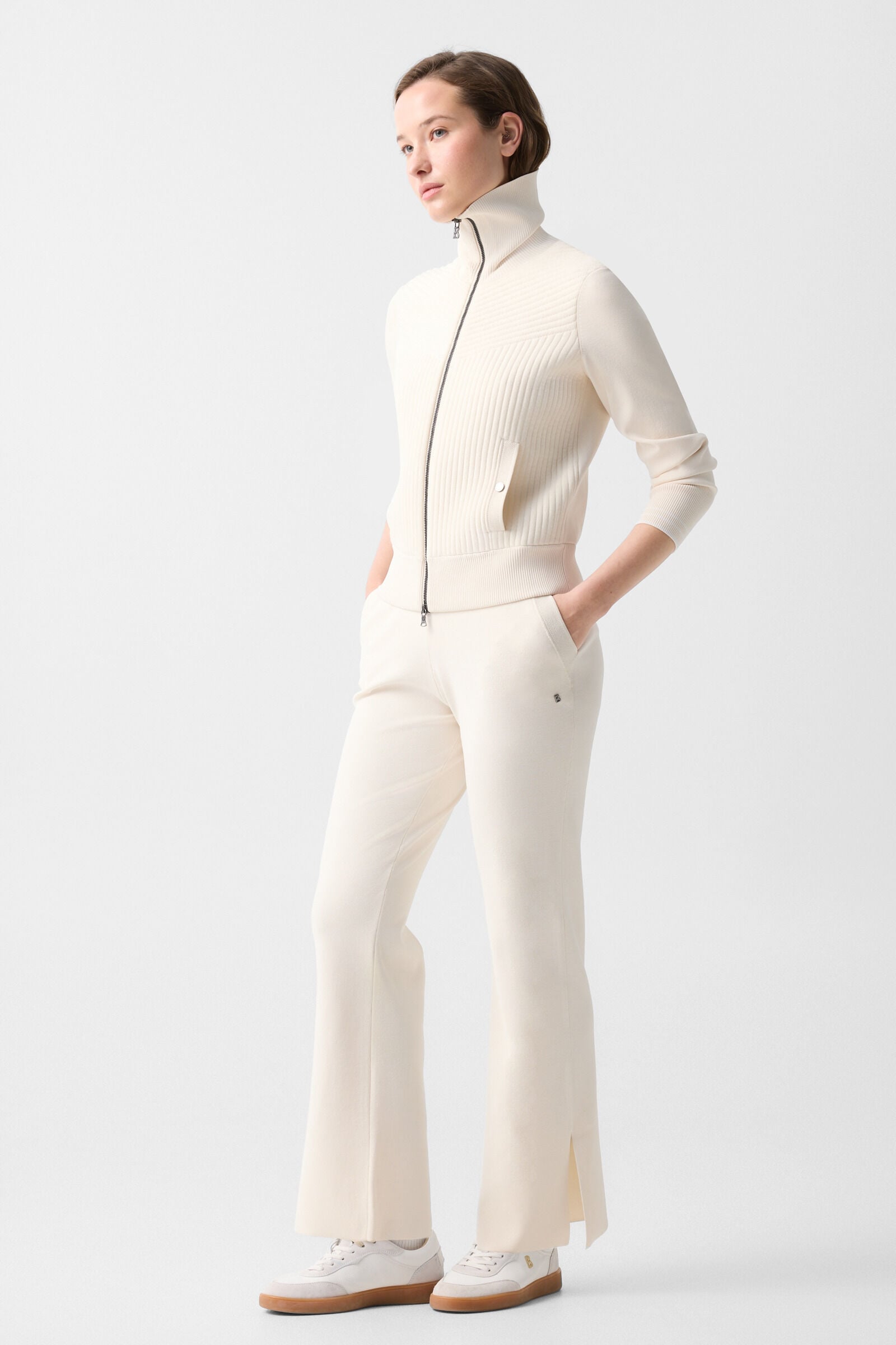 Jana knit jacket Cream