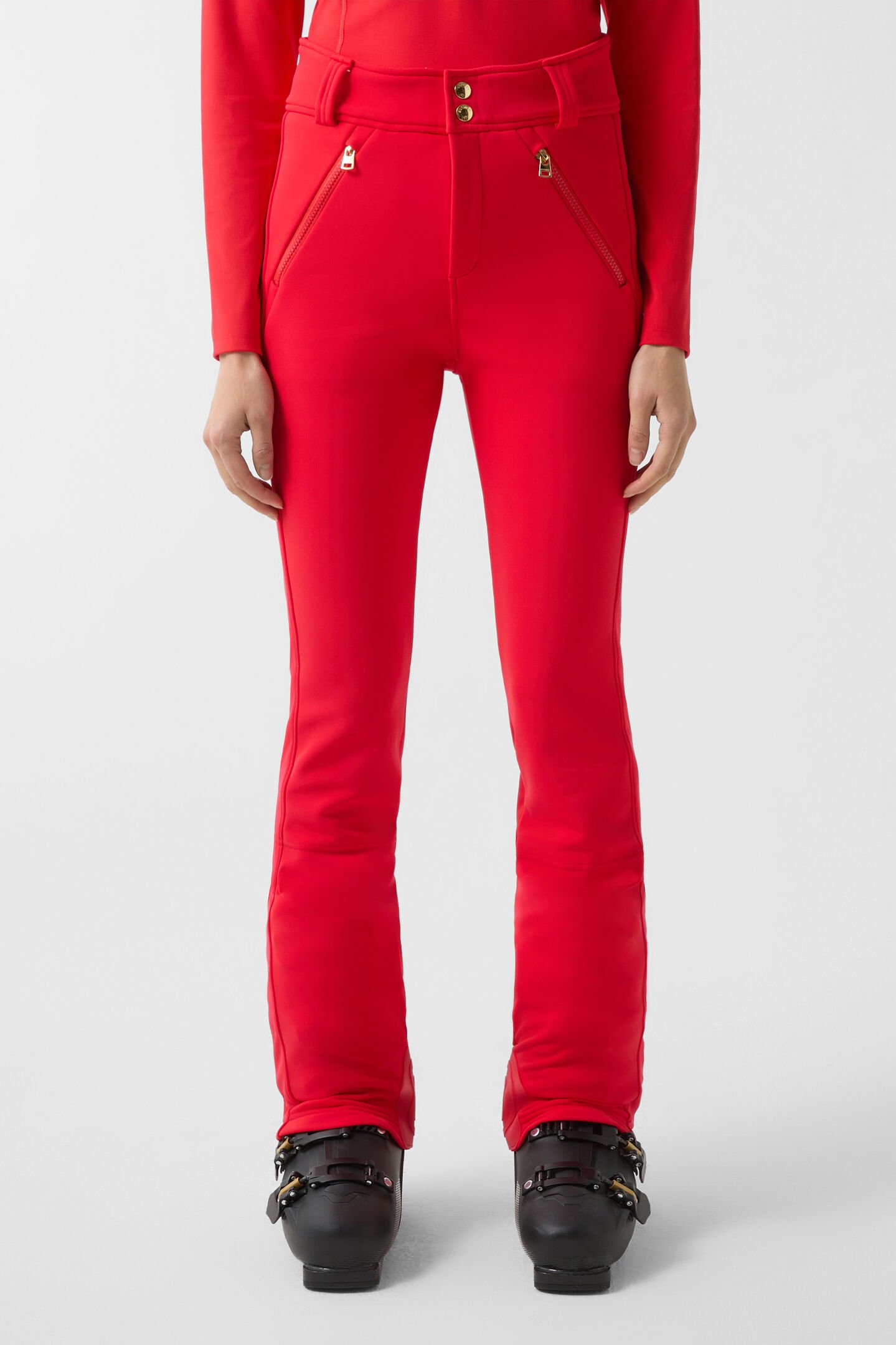 Hazel softshell ski trousers Red