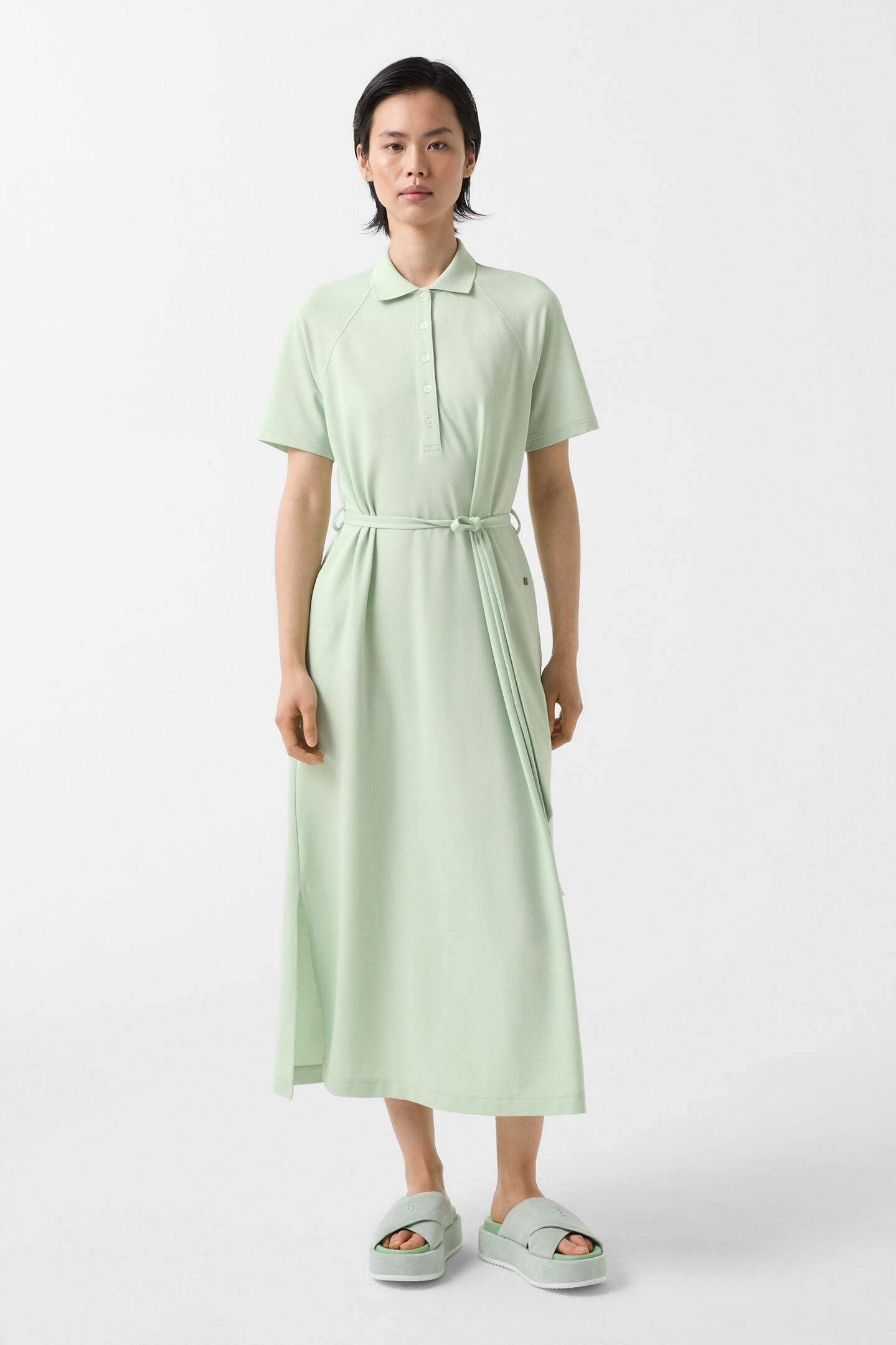 Polo dress Tale Light green