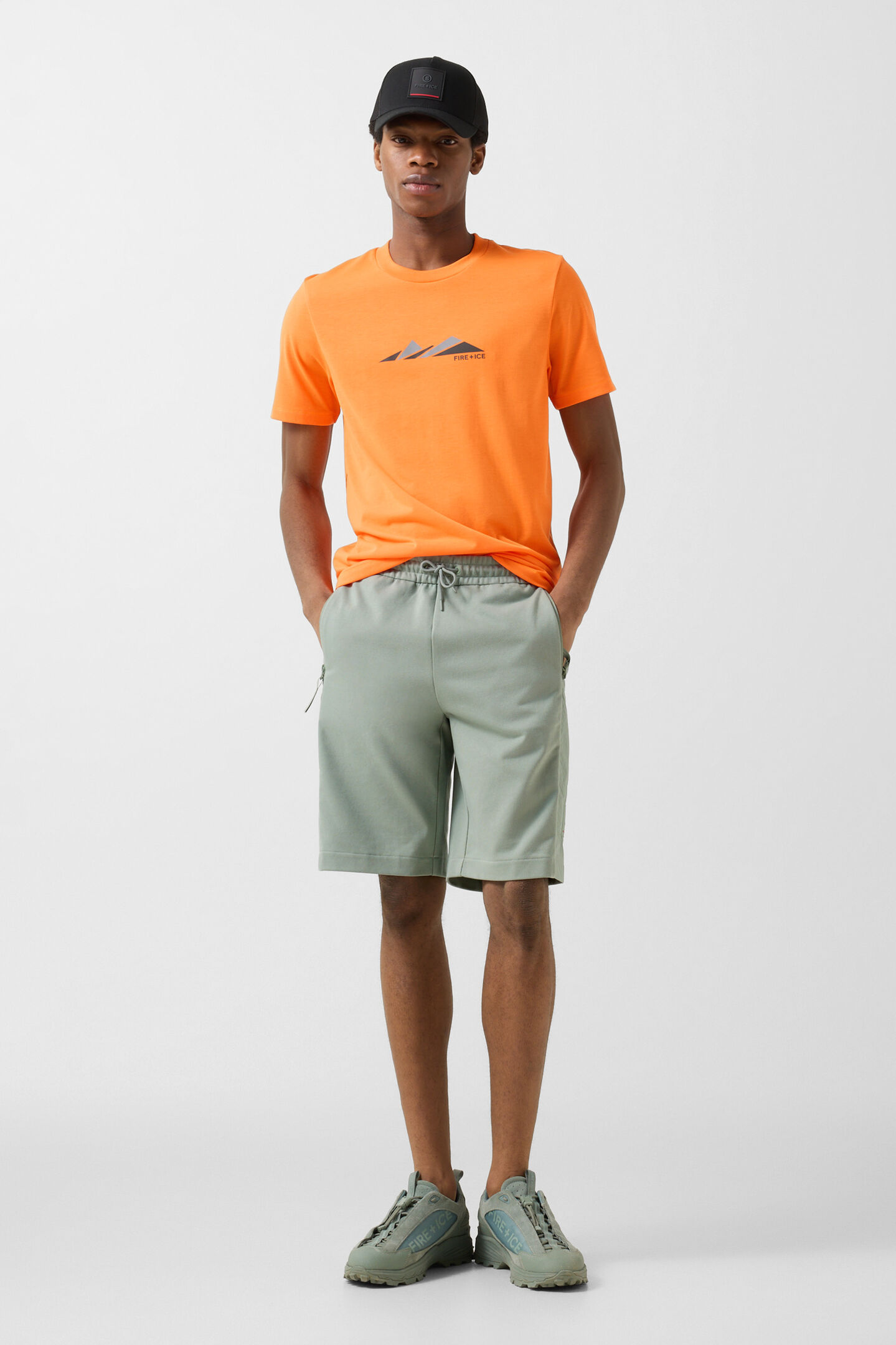 Leif sweatshorts Eucalyptus