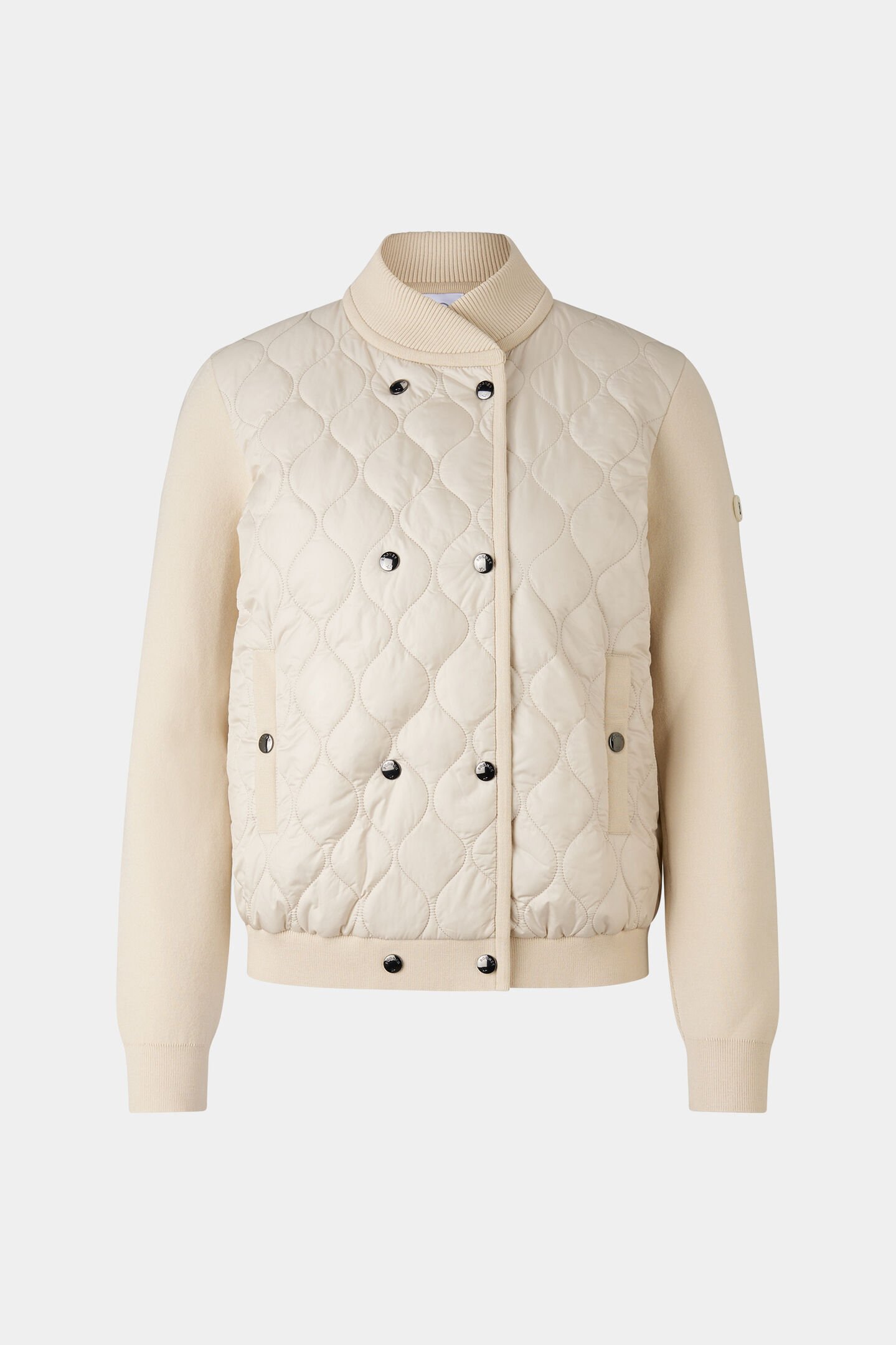 Hybrid-Strickjacke Becca Creme