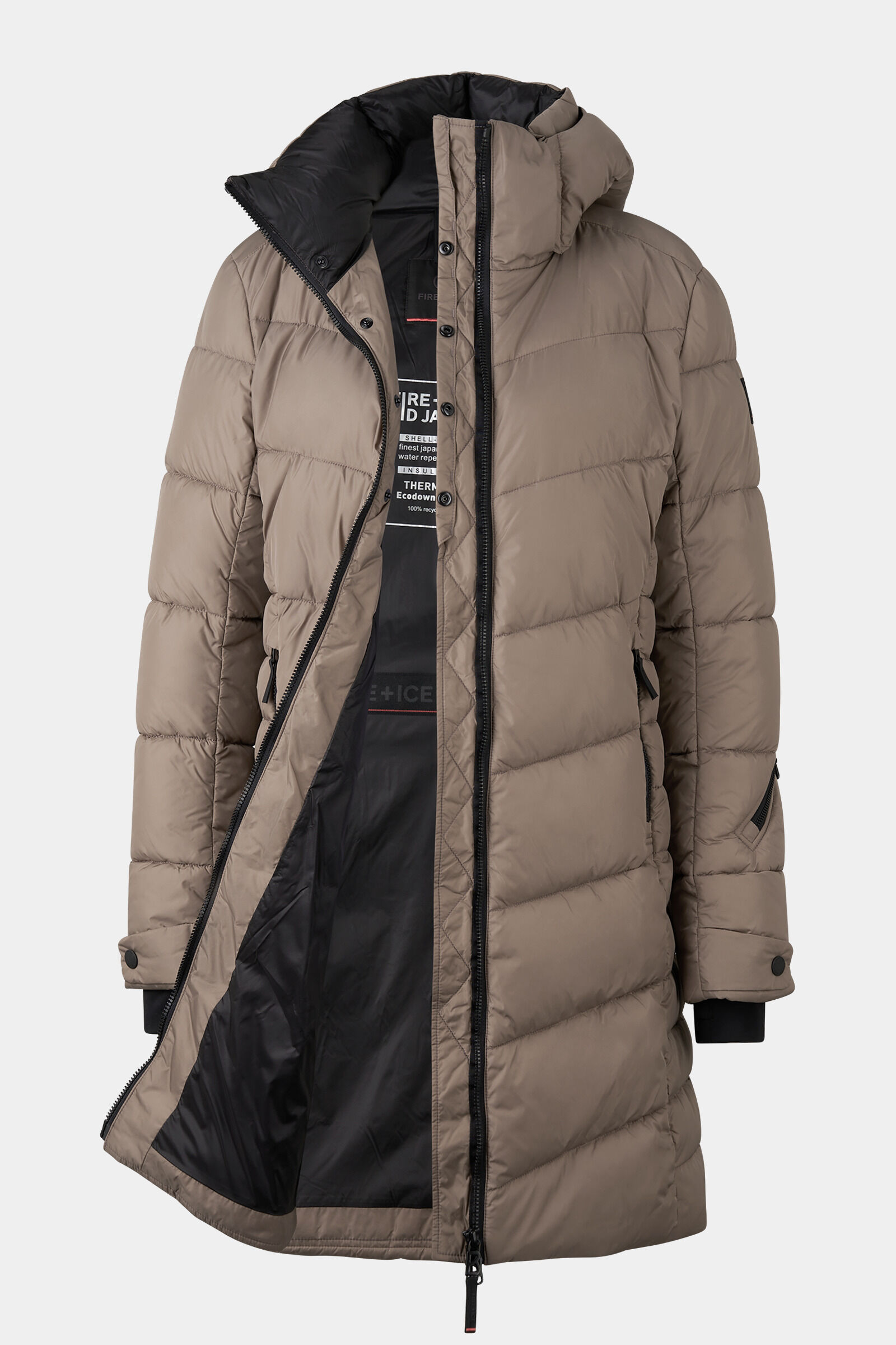 Aenny quilted coat Caramel
