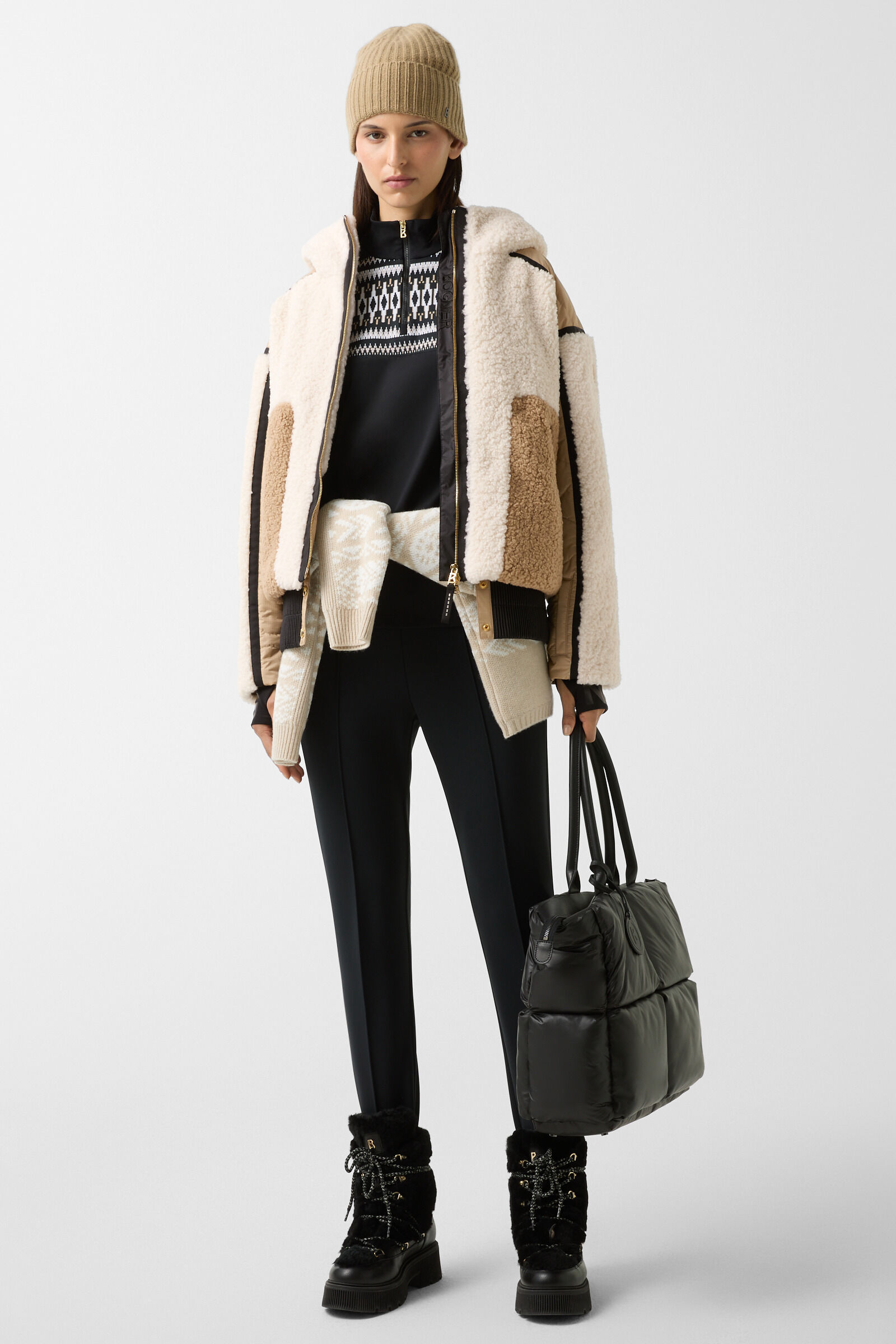 Kora ski jacket Off-white/beige