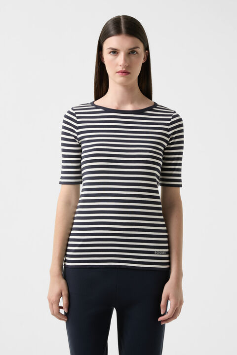 T-shirt Louna Navy blue/off-white T-shirt Louna Navy blue/off-white