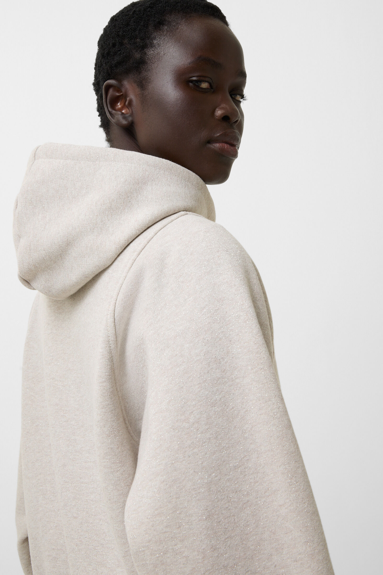 Talli jersey jacket Greige