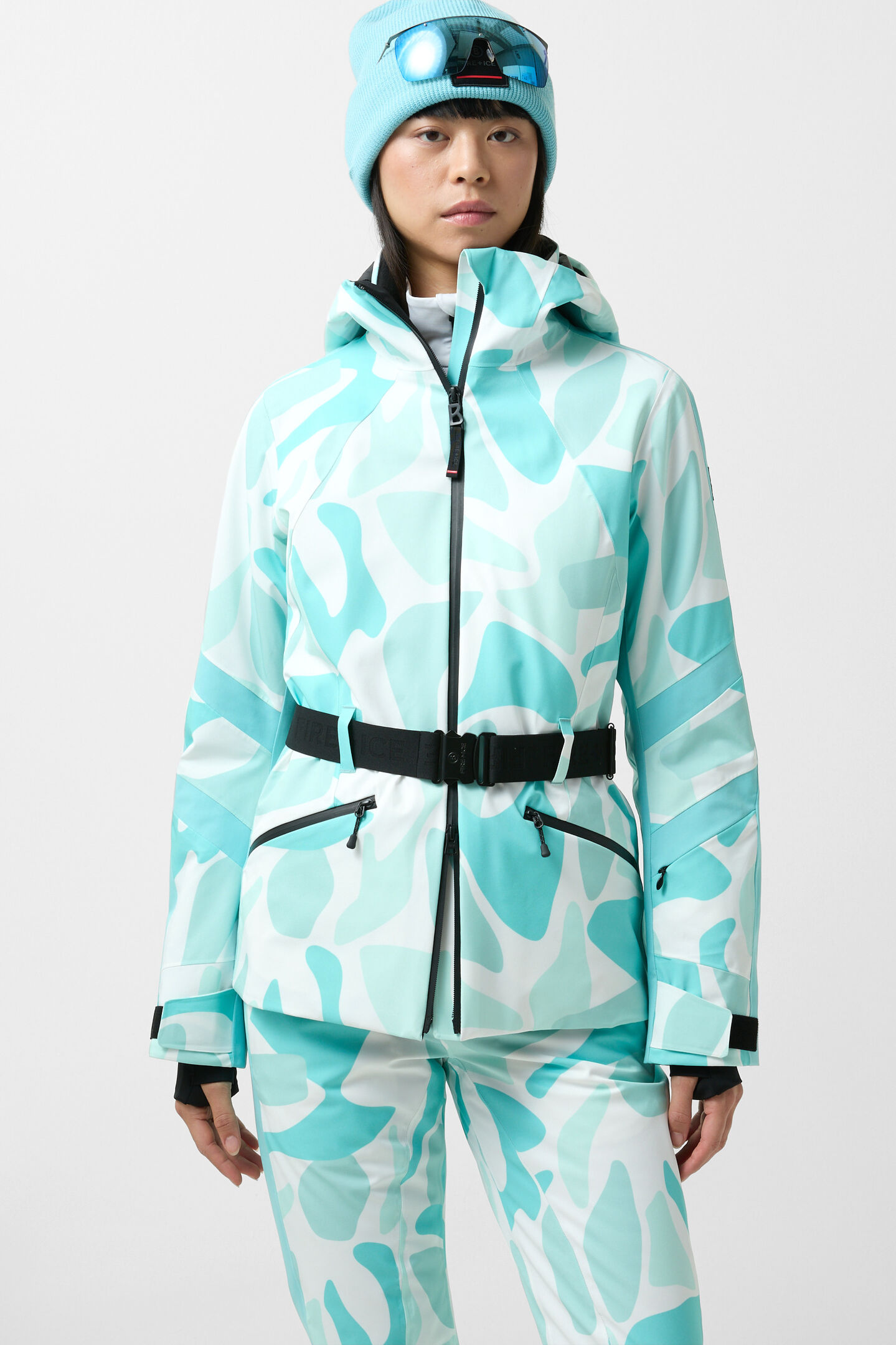 Skijacke Moia Eisblau/Weiß