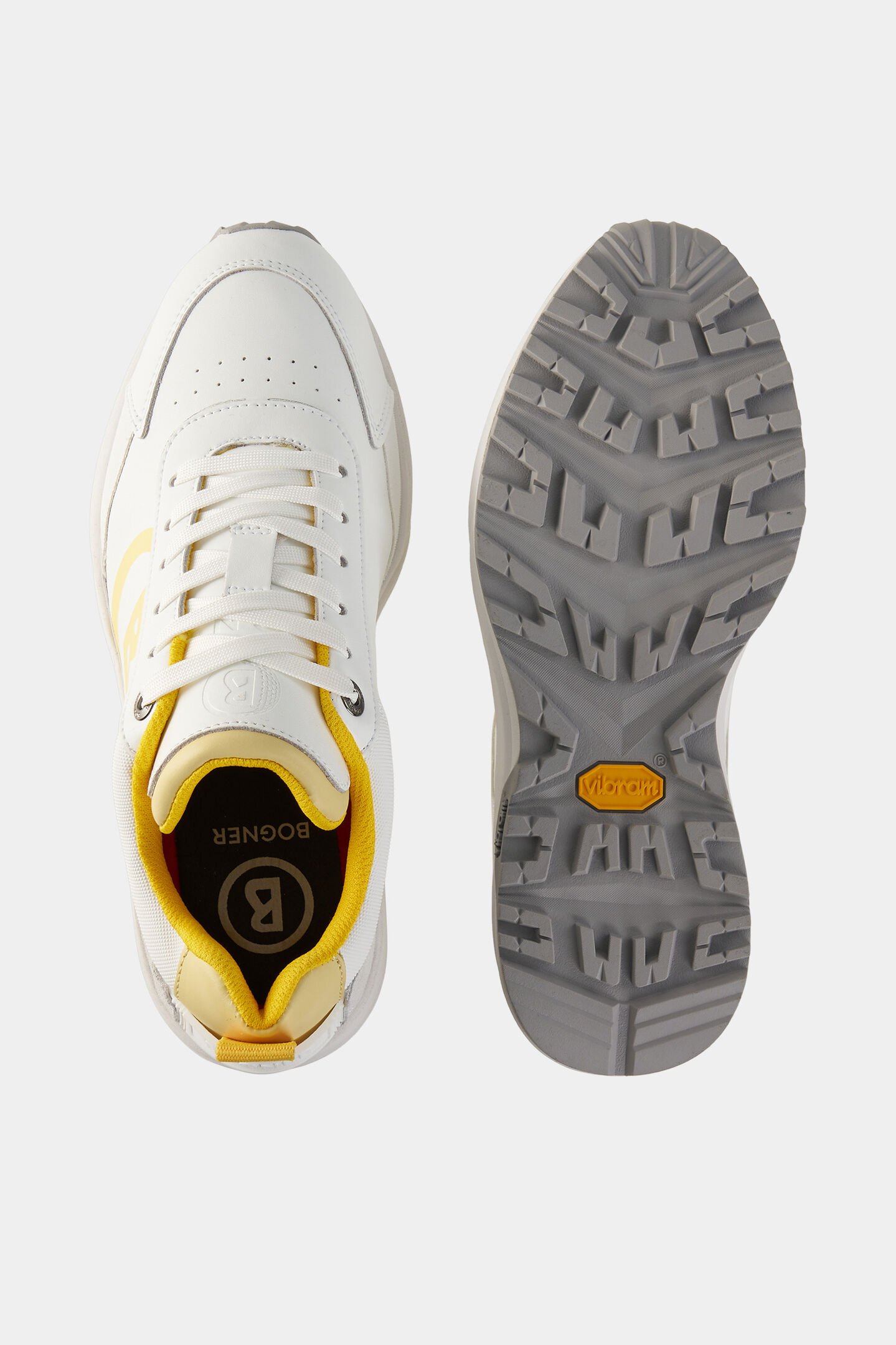Golf sneaker White/yellow