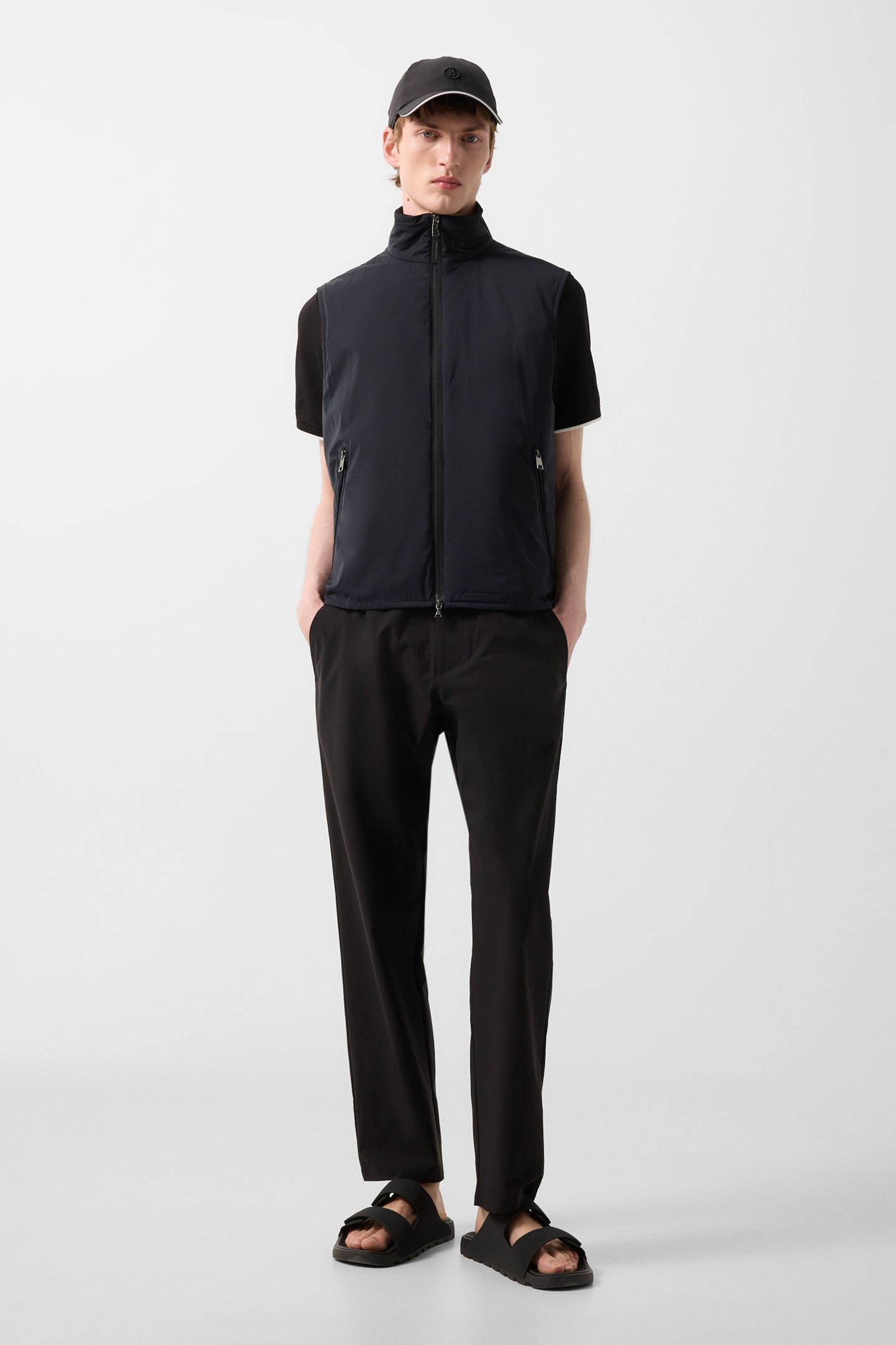 Jonny lightweight waistcoat Black