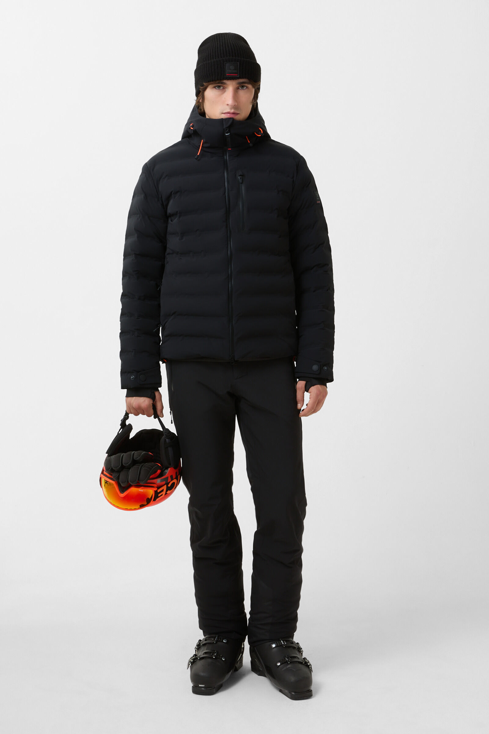 York quilted jacket Black