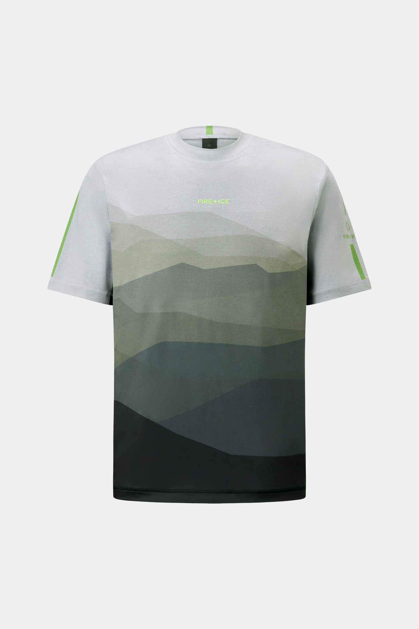 Balduin mesh shirt Light gray/olive green