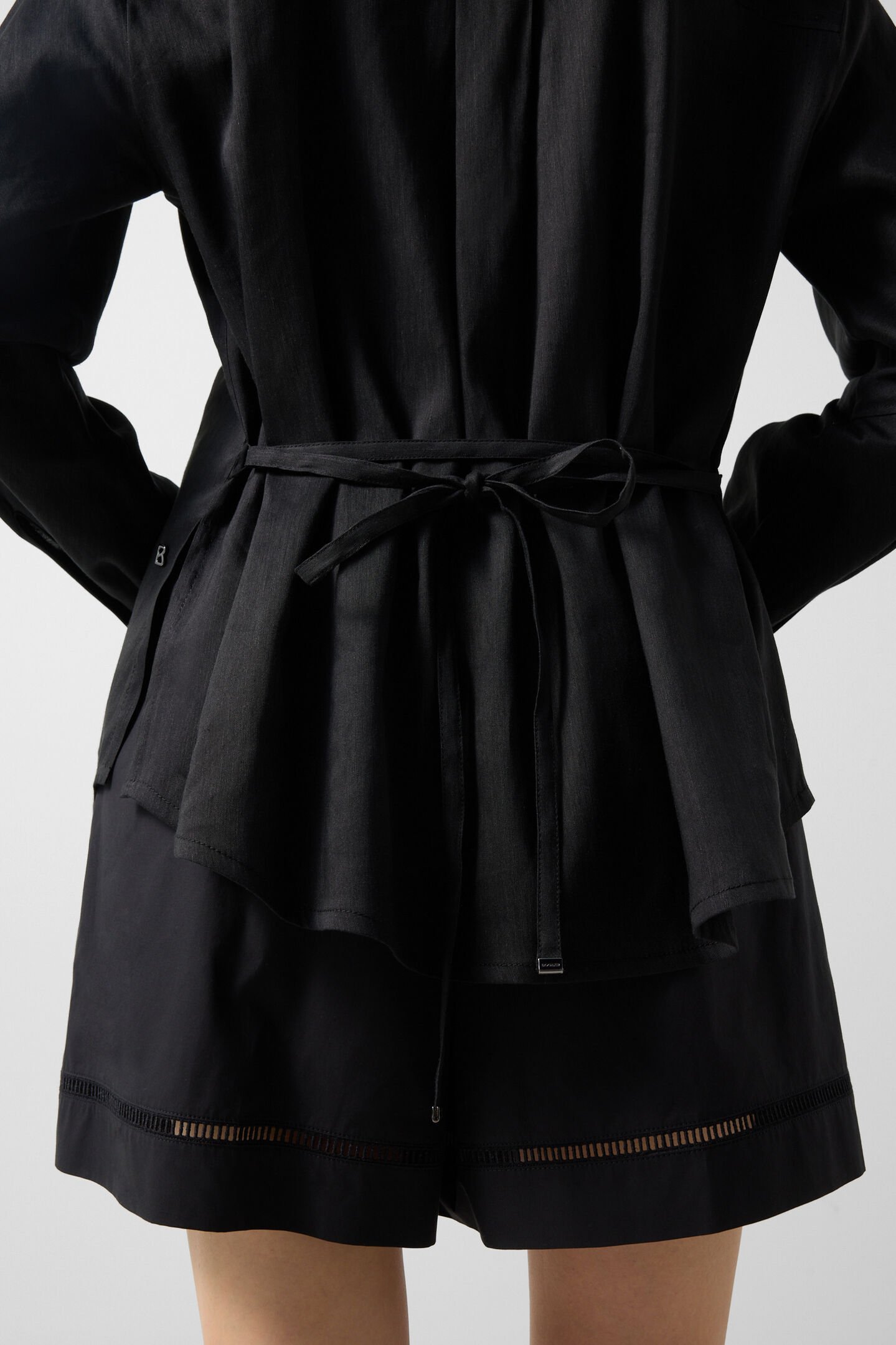 Hemdbluse Catrina Schwarz