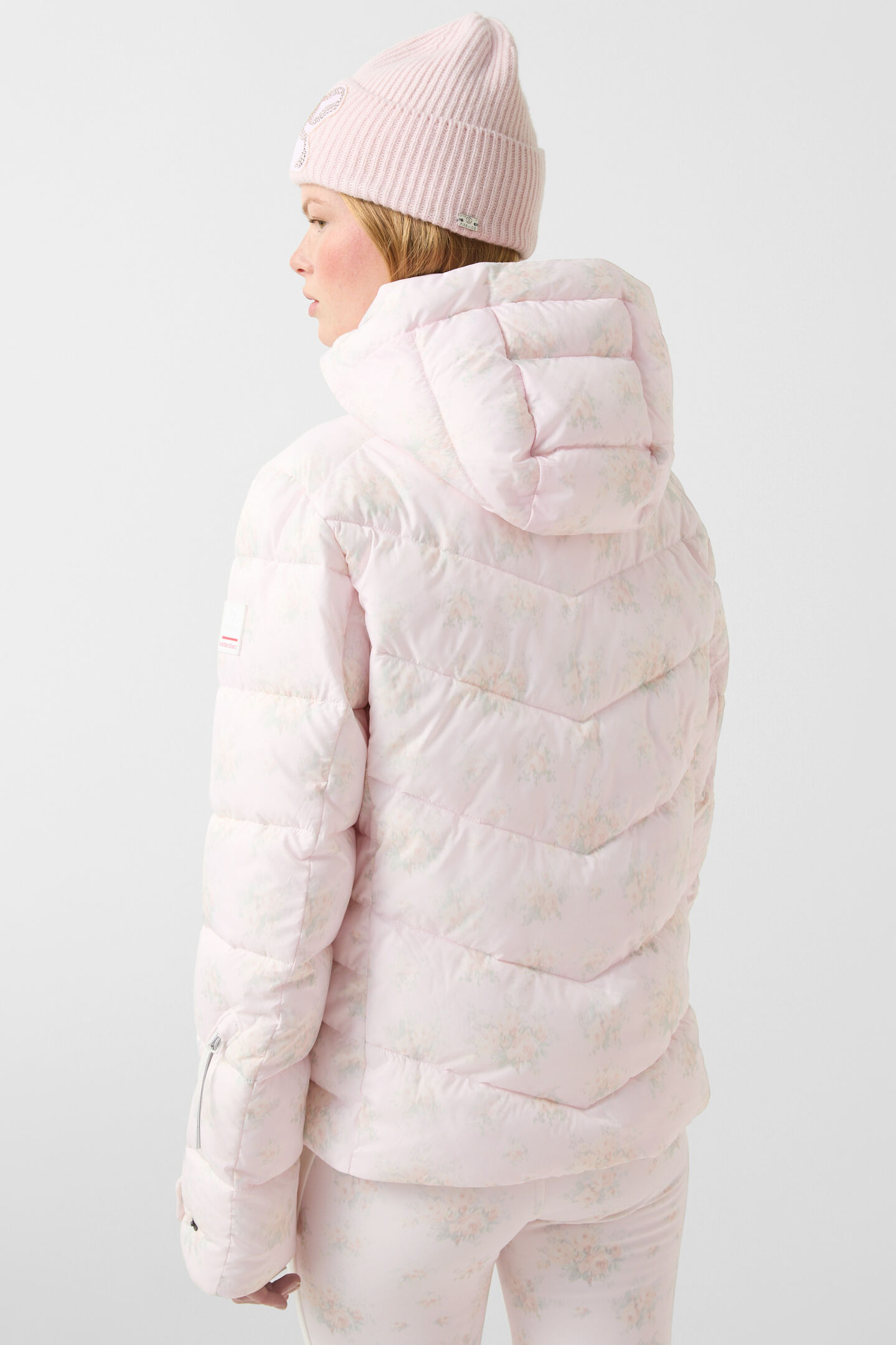 Saelly quilted jacket Pink