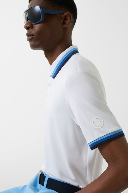 Funktions-Polo-Shirt Arik Weiß
