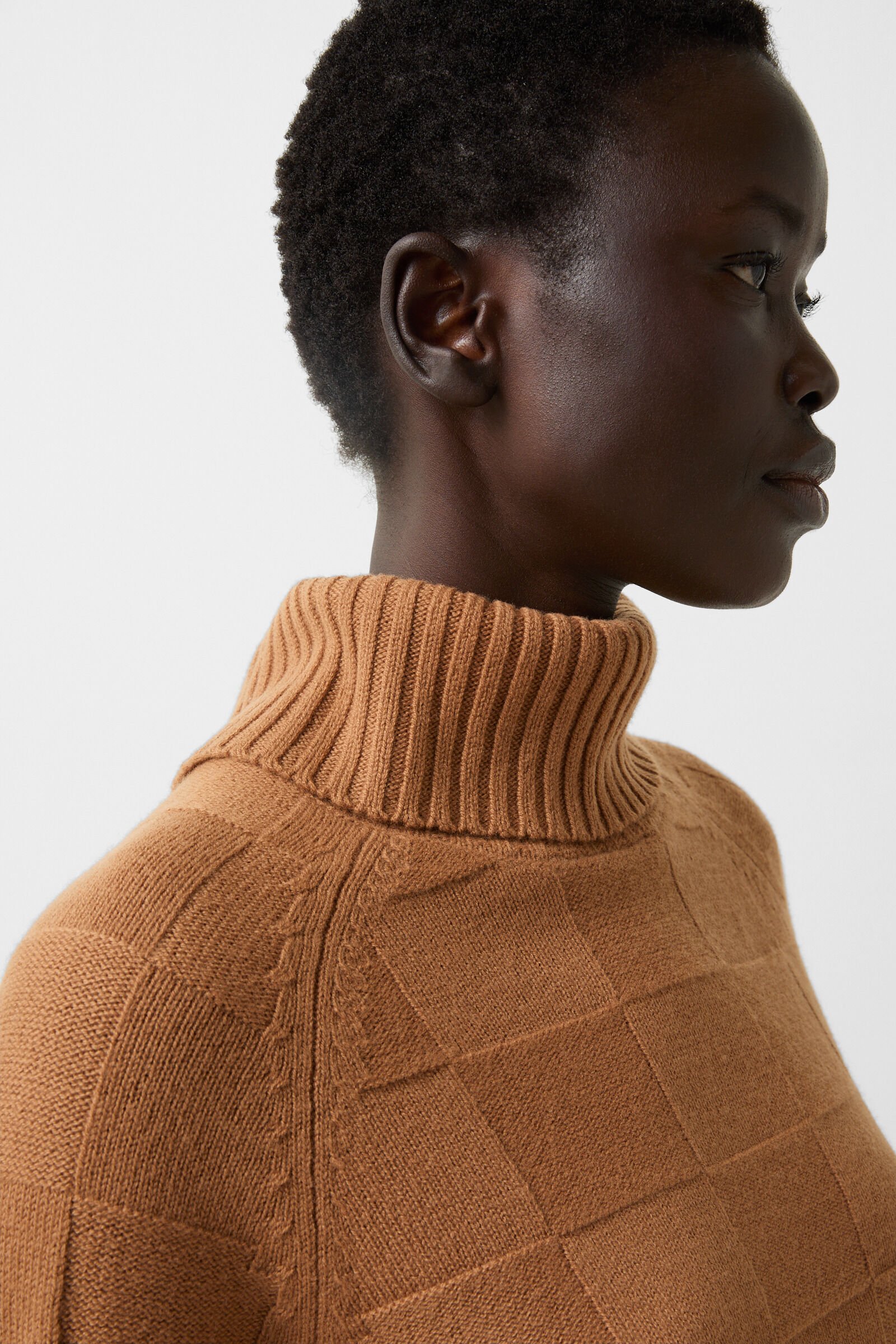 Lake turtleneck jumper Camel