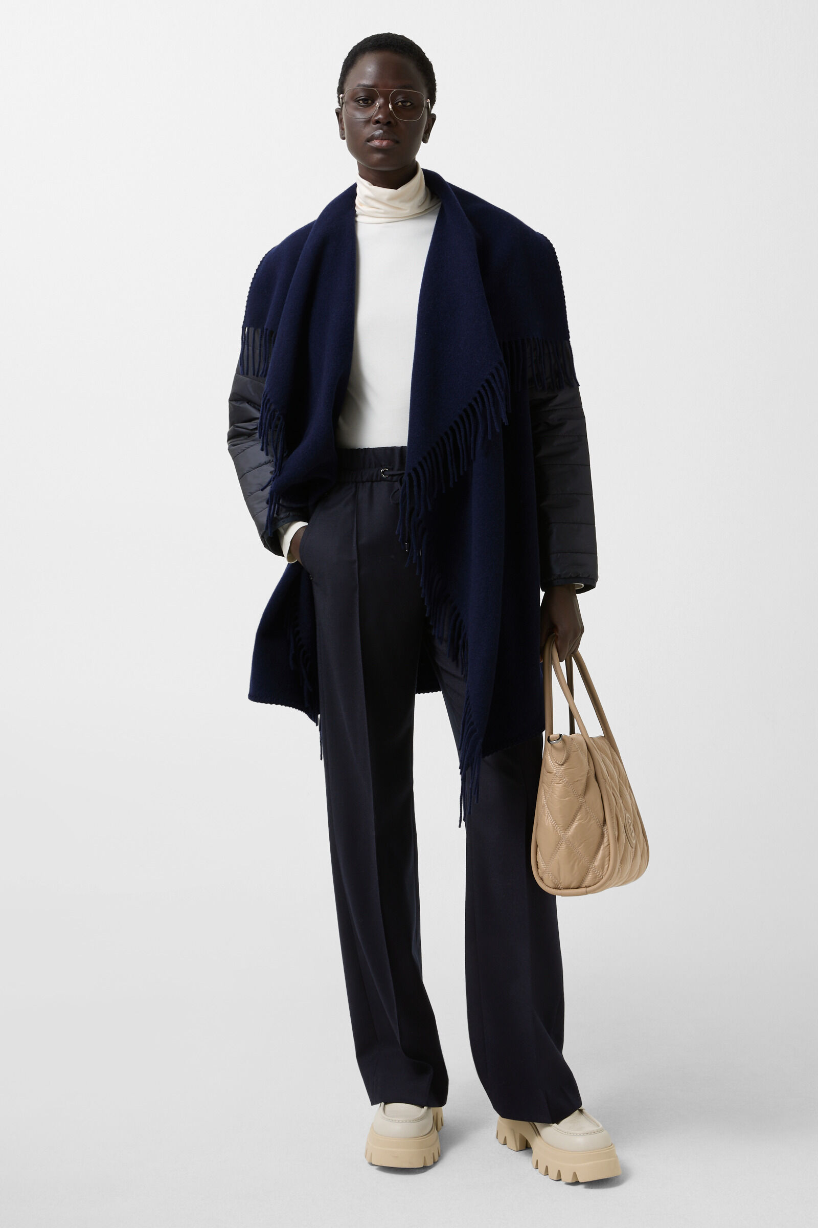 Poncho North Navy blue