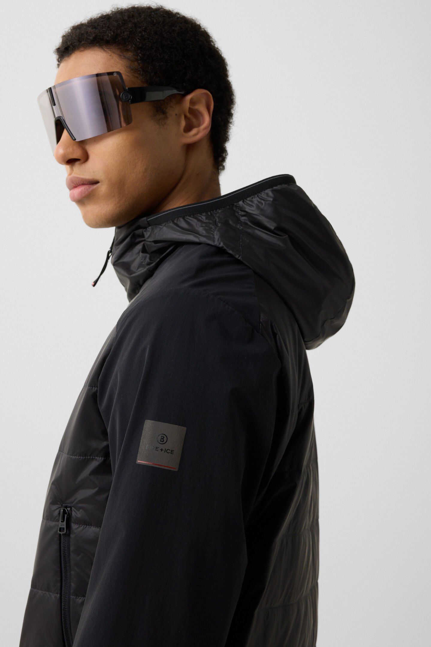 Kegan hybrid jacket Black