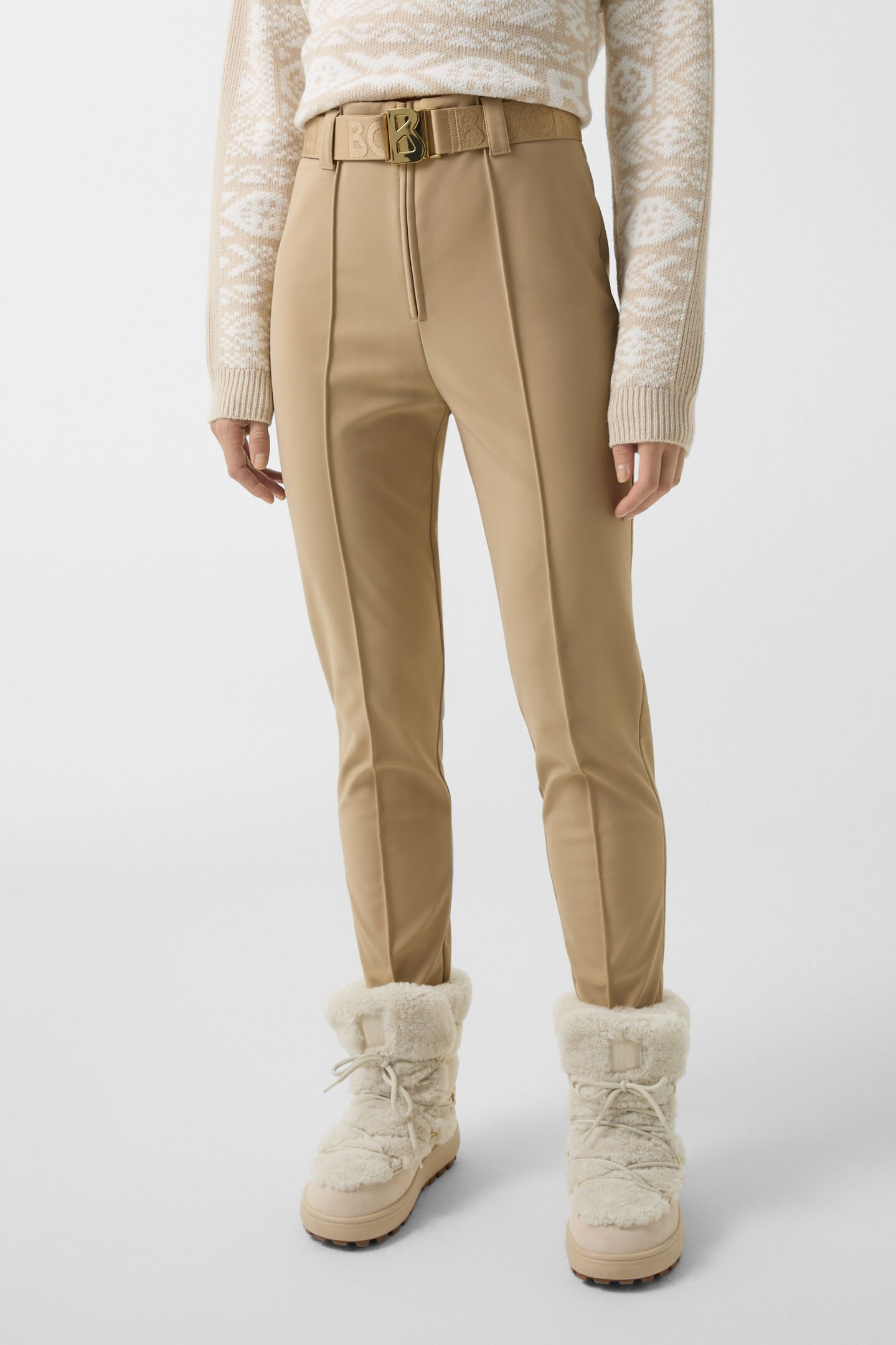 Eirin softshell stirrup trousers Beige