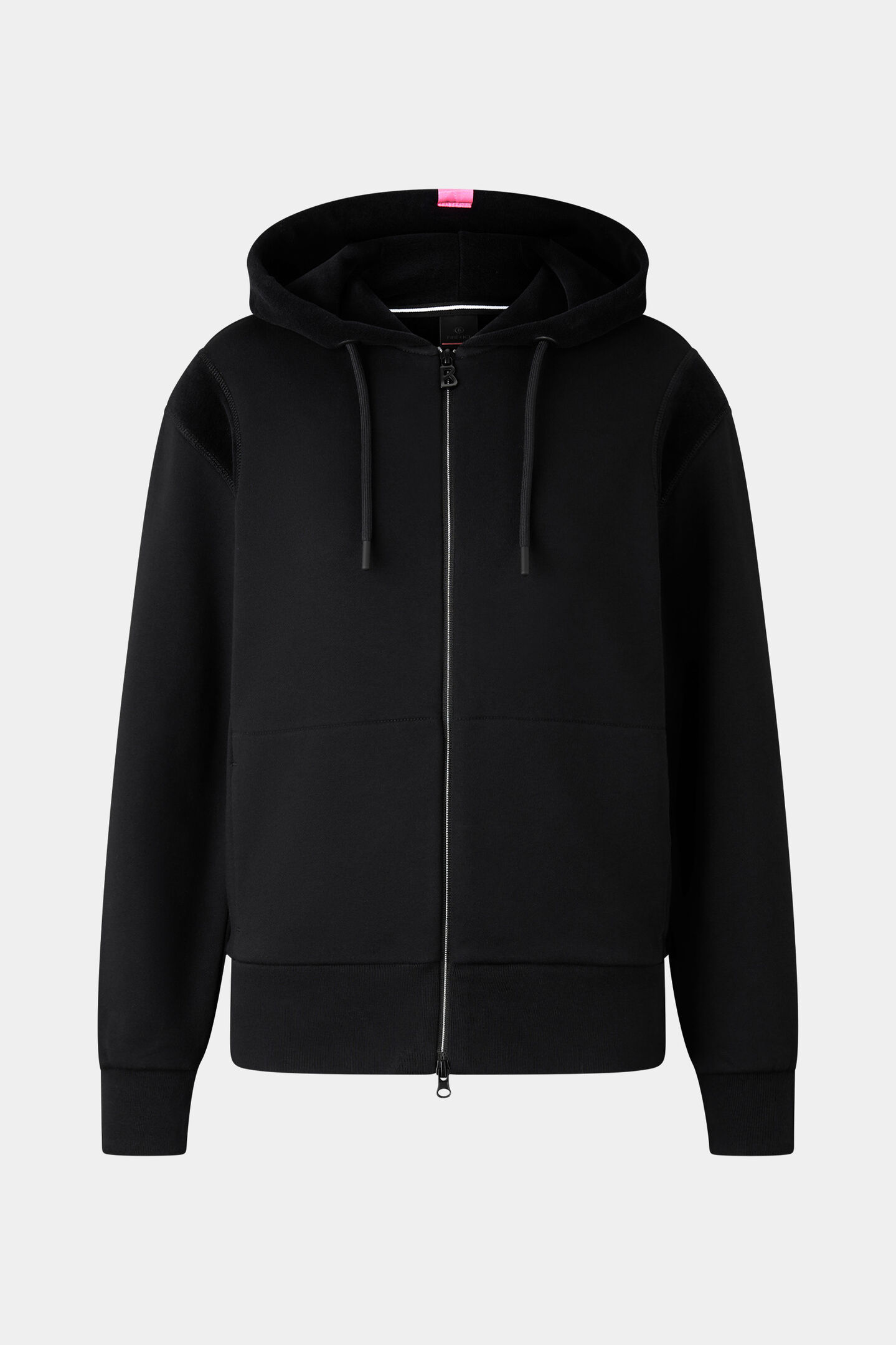 Hoodie-Sweatjacke Jaden Schwarz
