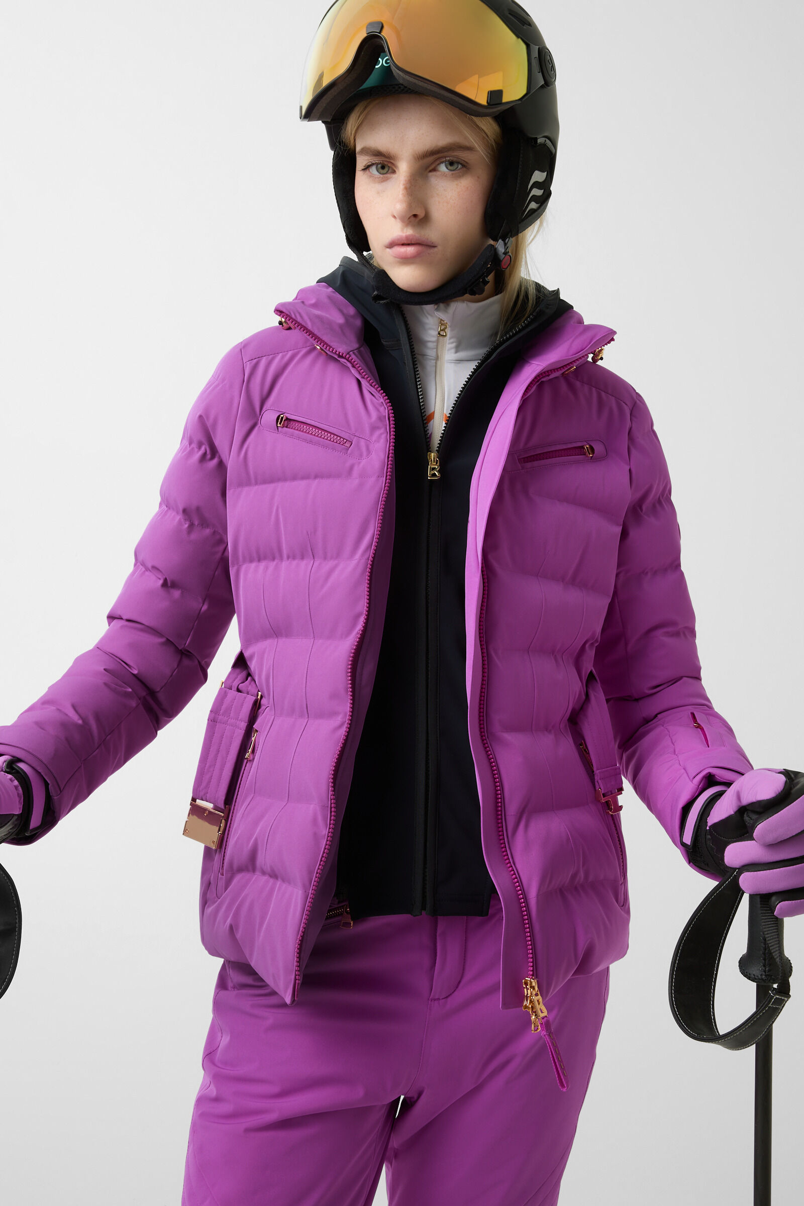 Ellya quilted jacket Violet