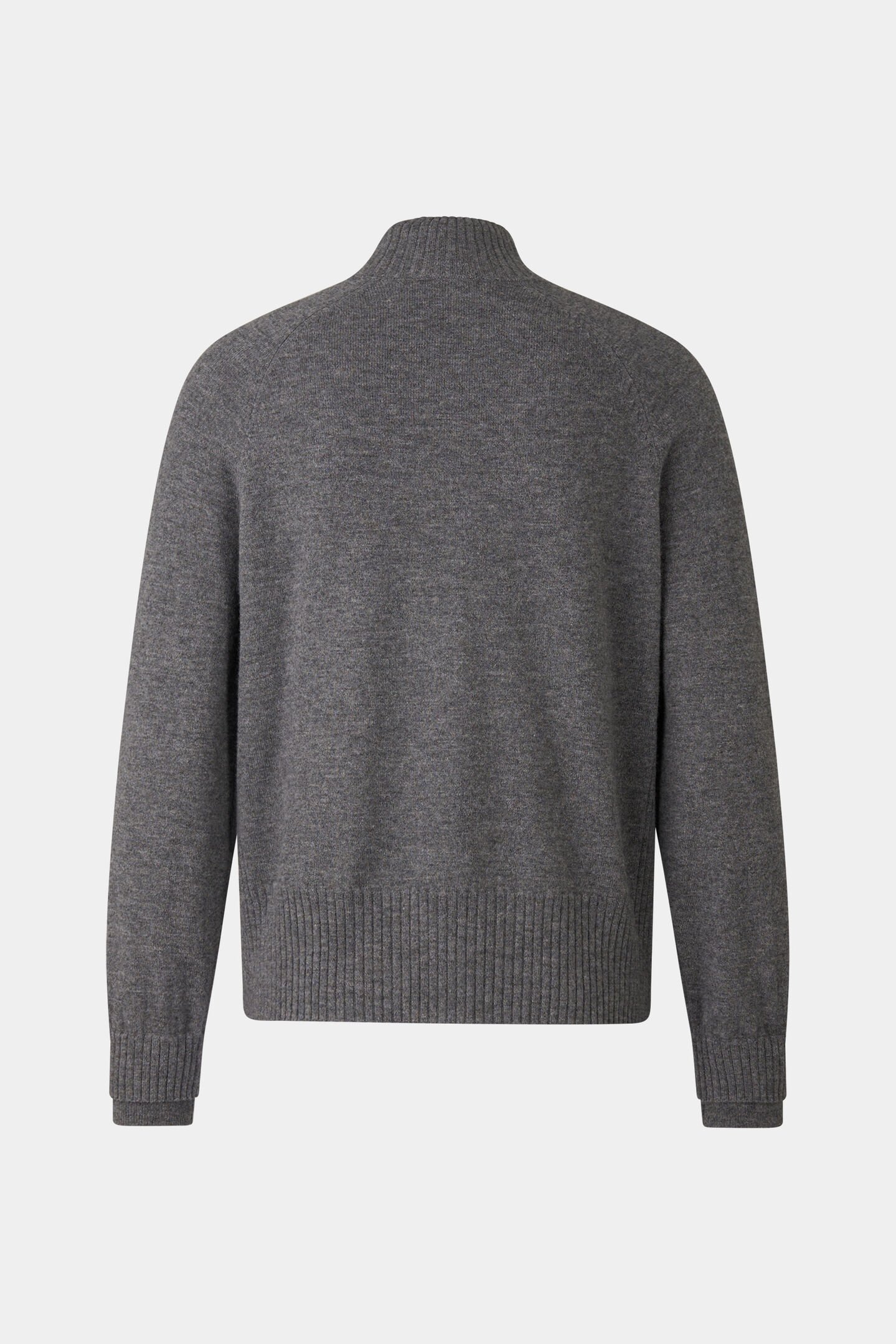 Schurwoll-Pullover Lysanne Anthrazit