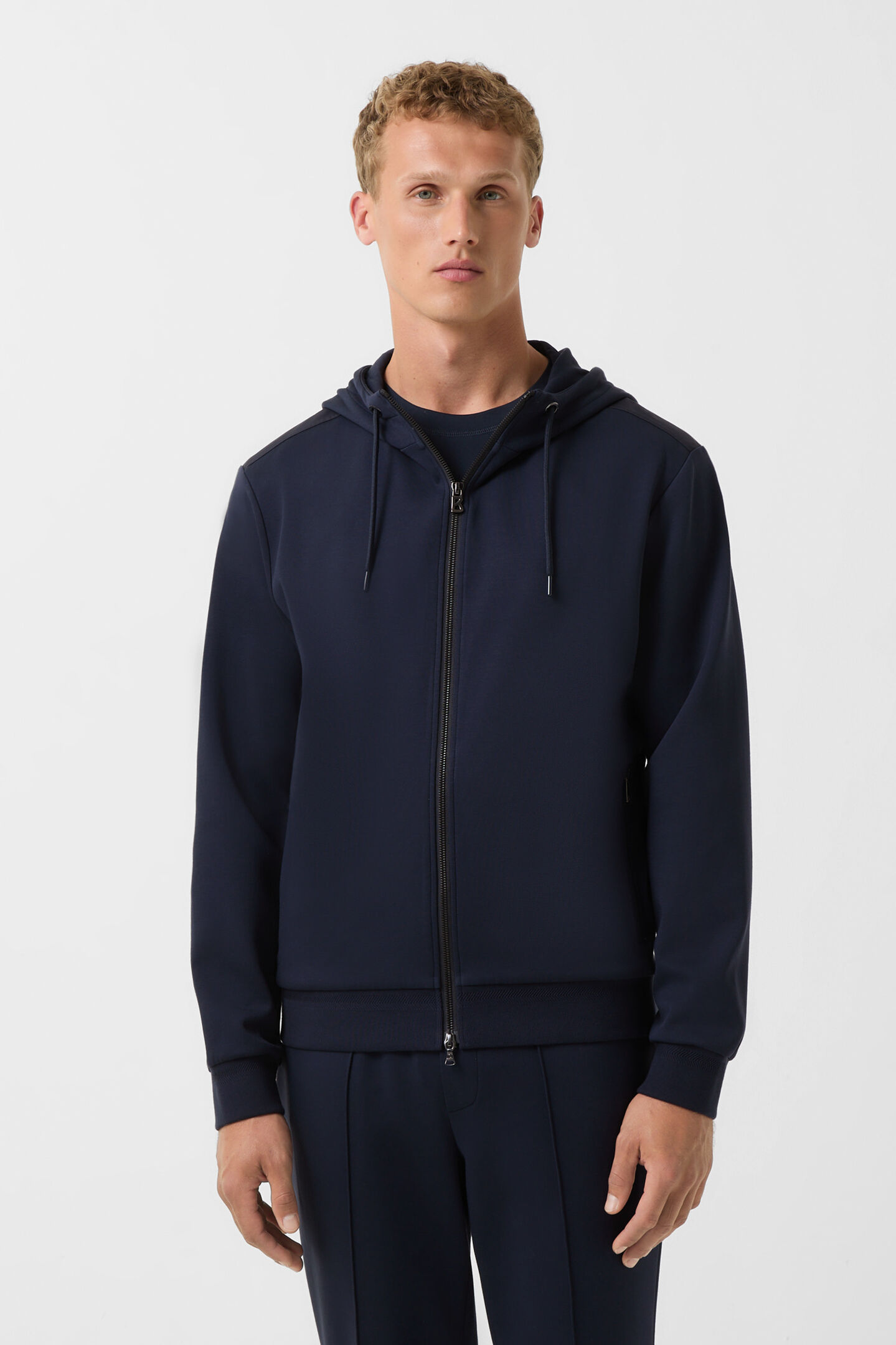 Steven jersey jacket Navy blue