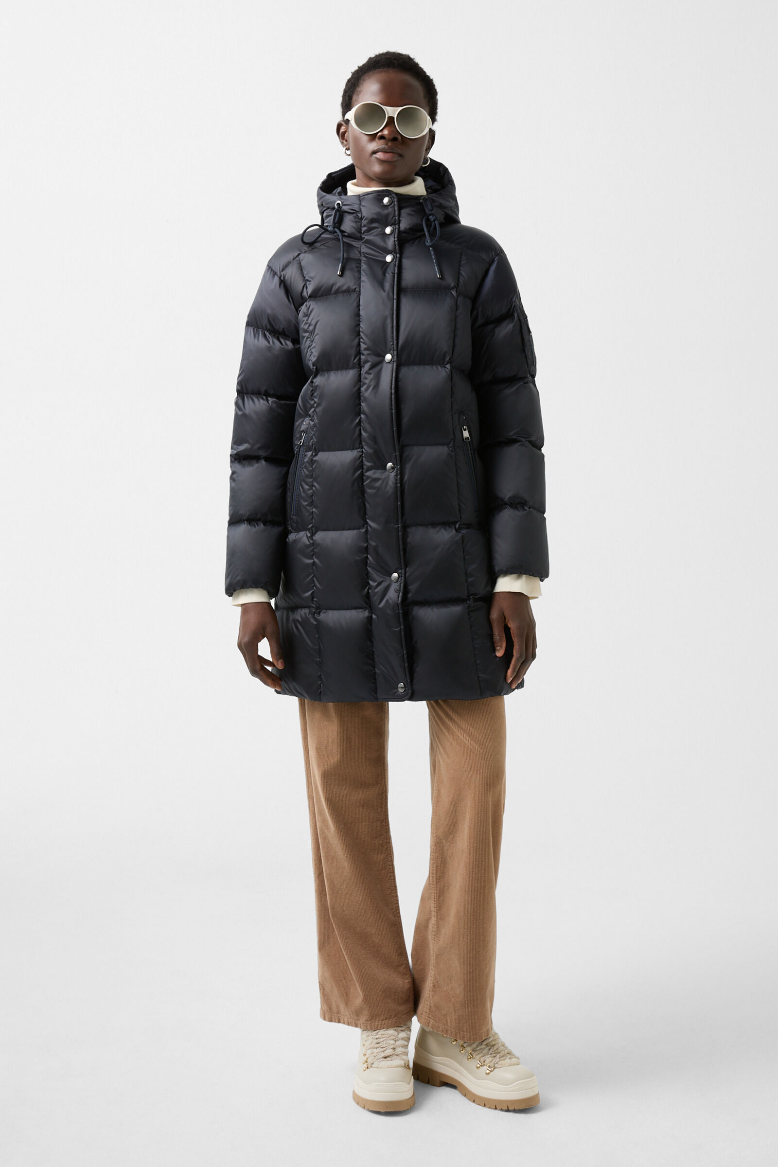 Bogner long down coat hotsell