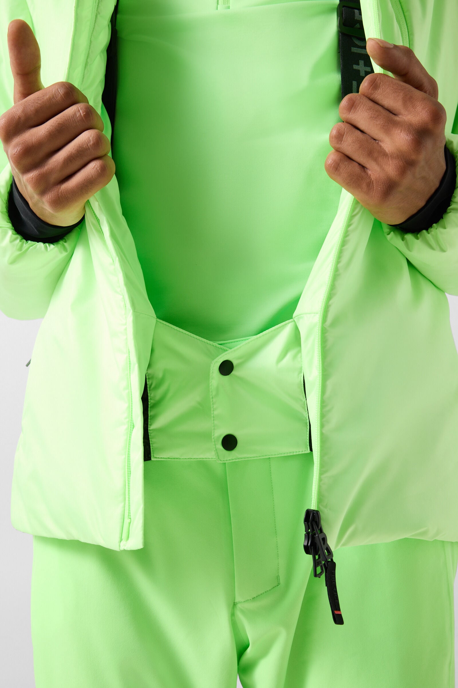 Yago ski jacket Neon green