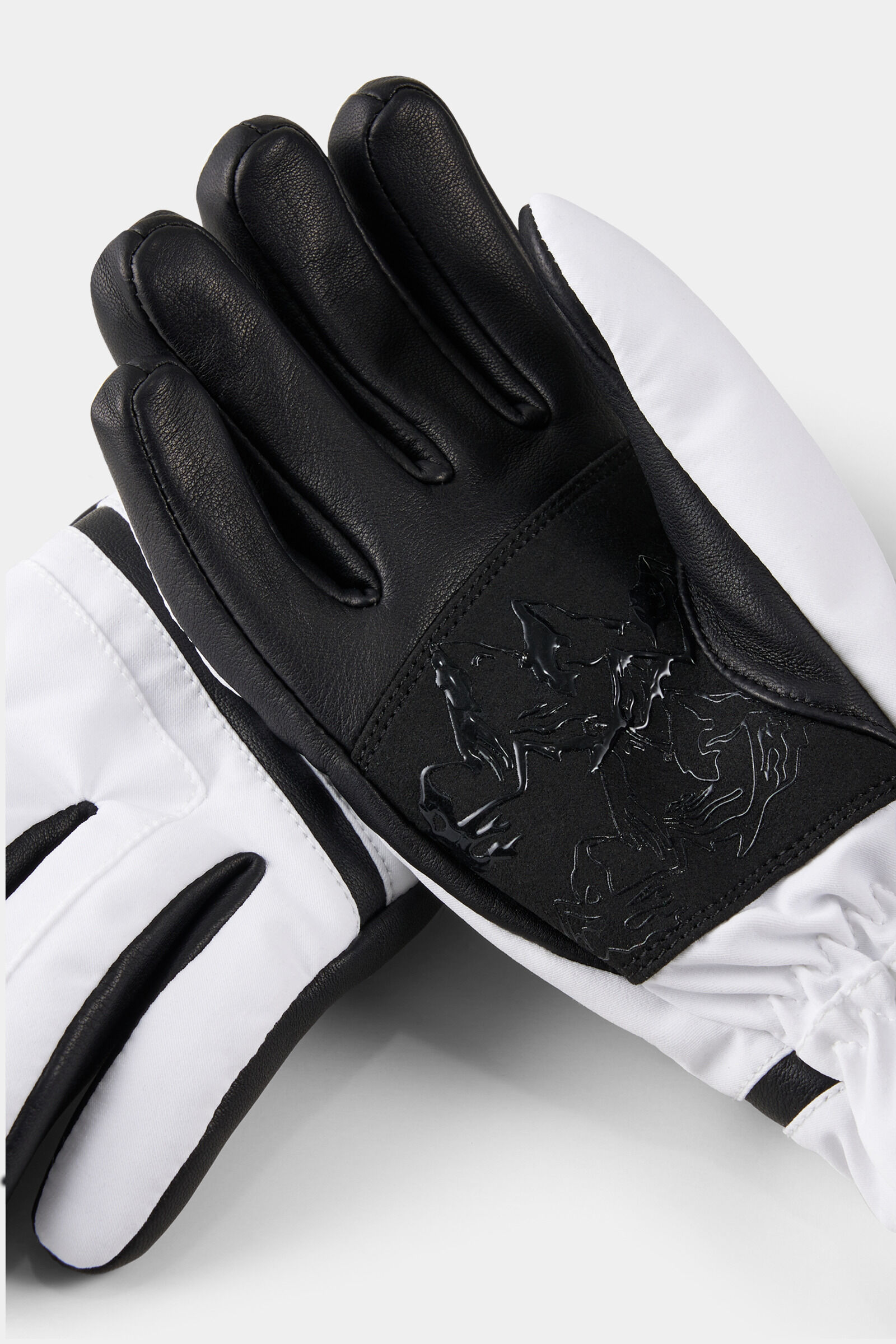 Gloves Hilla White/black