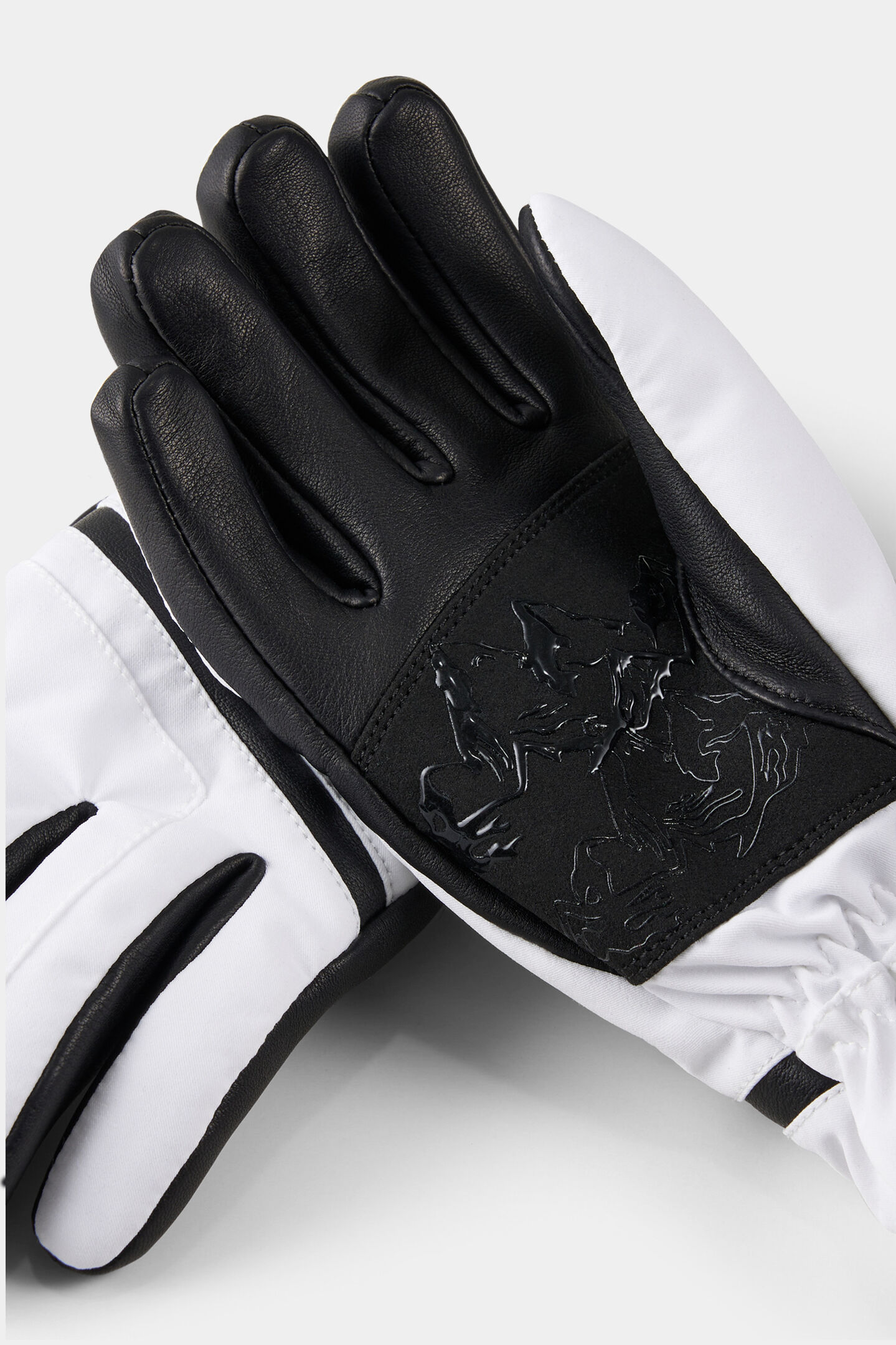 Gloves Hilla White/black