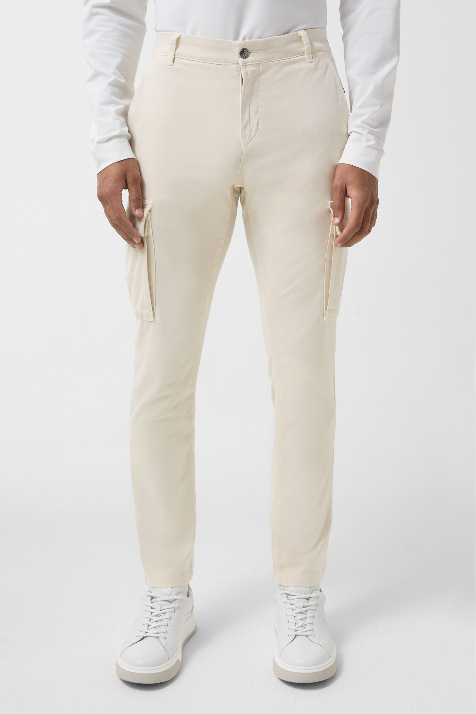 Bruno cargo trousers Cream