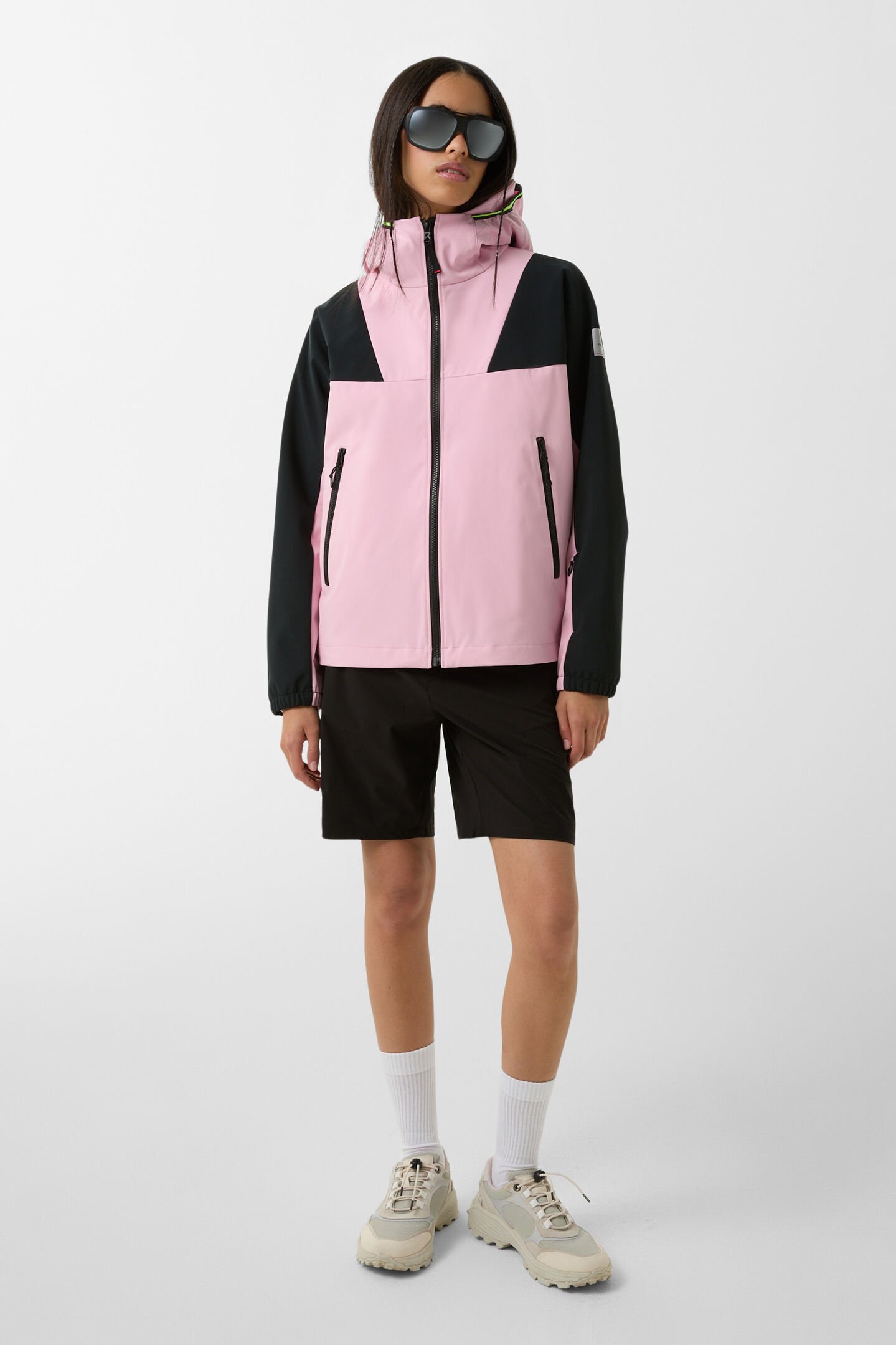 Leska softshell jacket Pink/black
