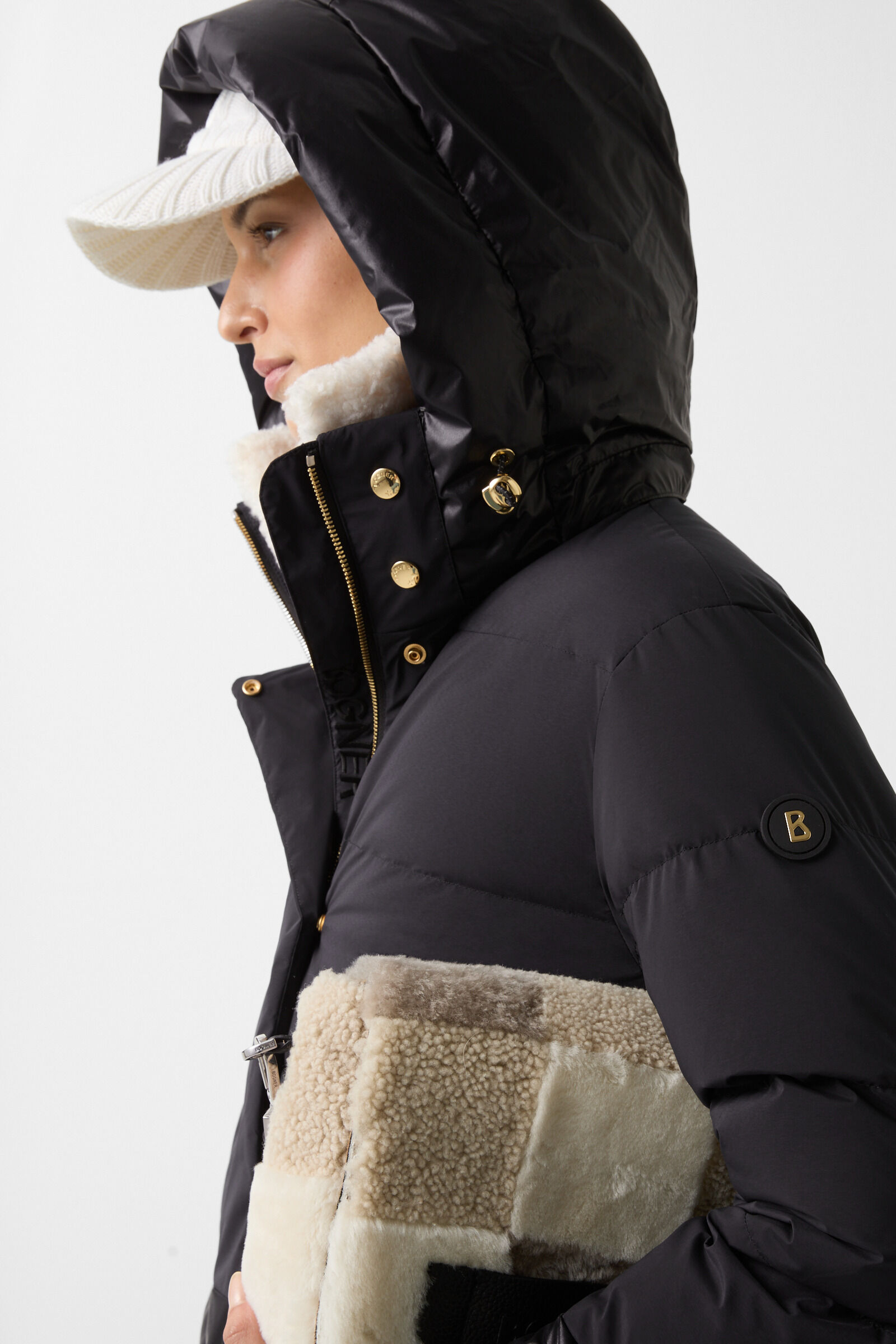Maja down ski jacket Black