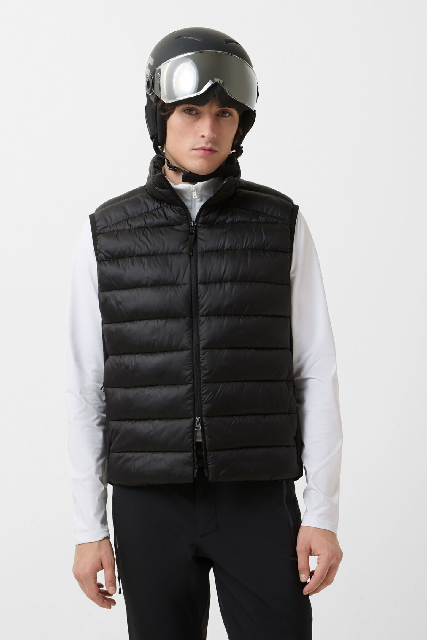 Homer quilted waistcoat Black