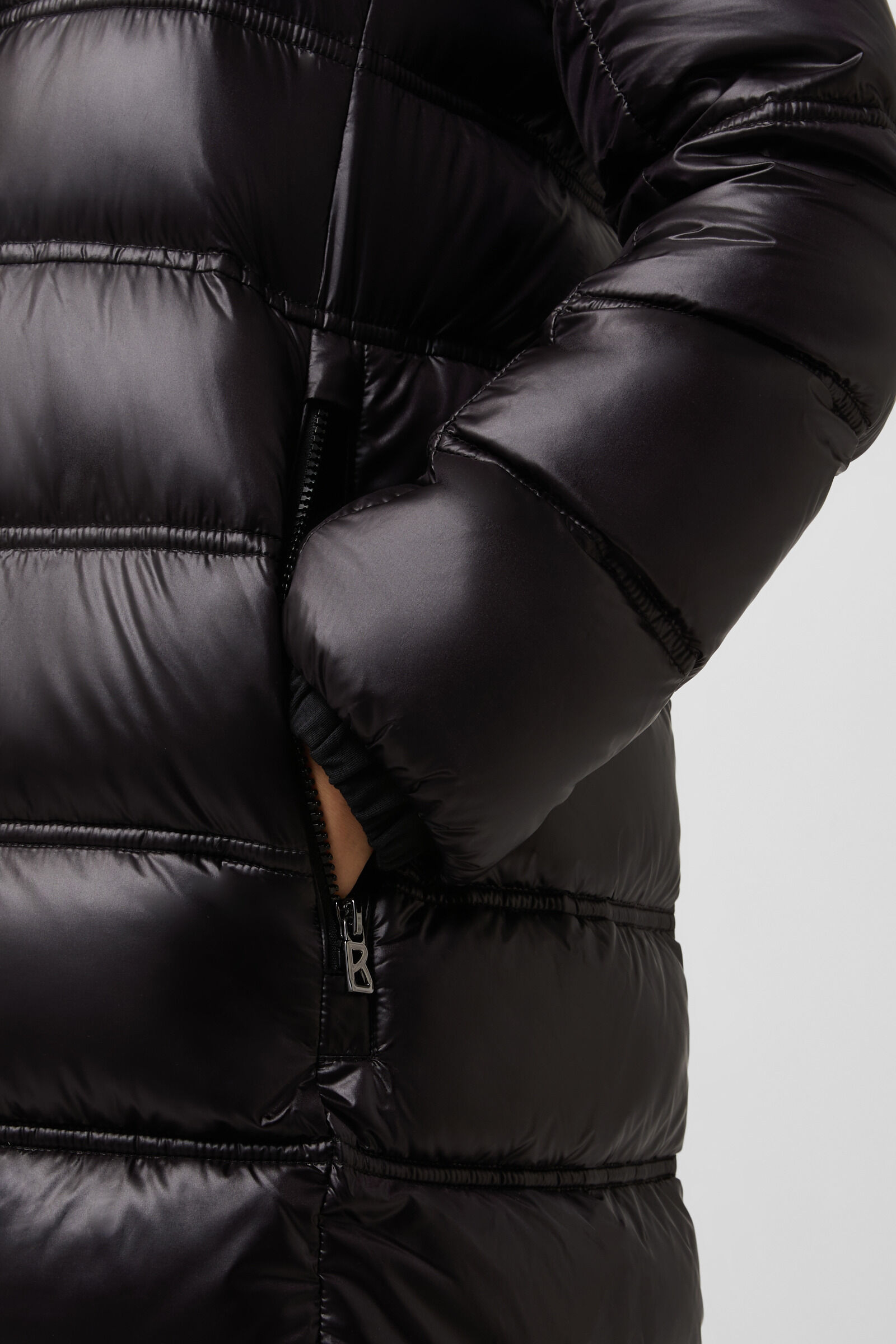 Manteau court en duvet Lynn Noir