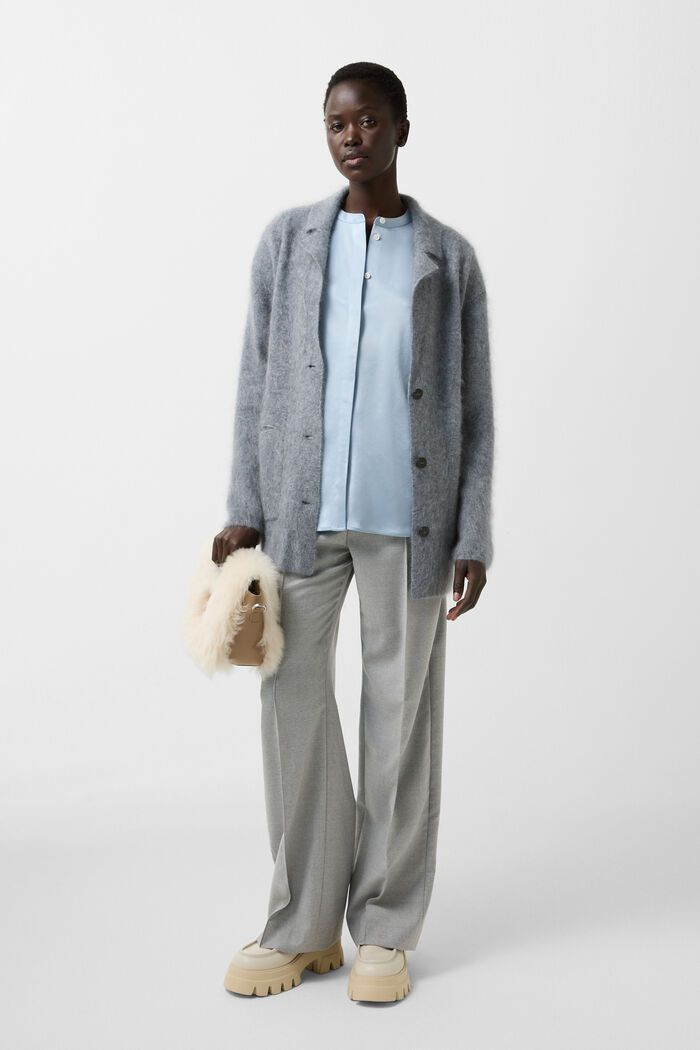 Gerrit satin blouse Light blue Gerrit satin blouse Light blue