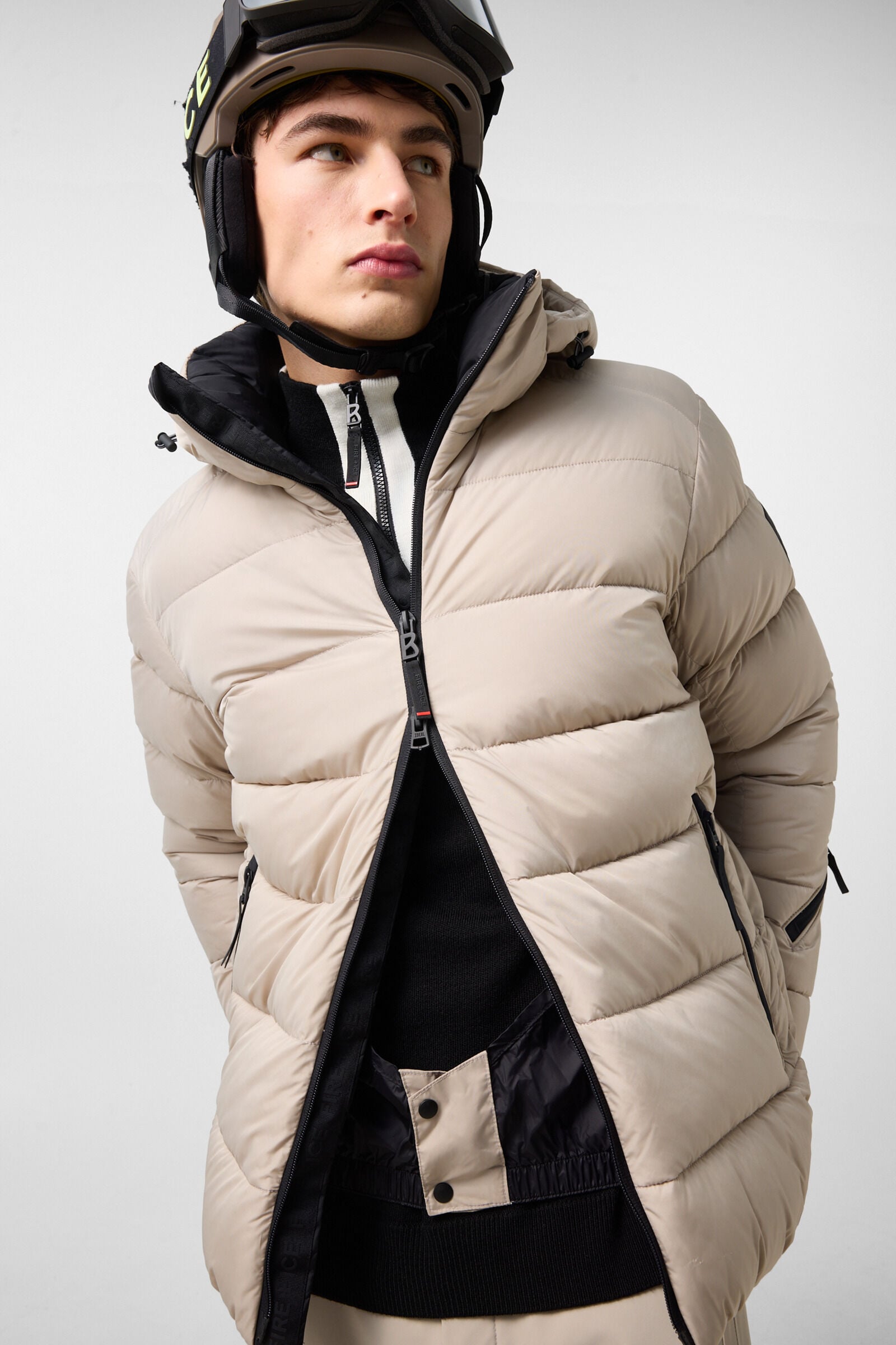 Skijacke Luka Beige