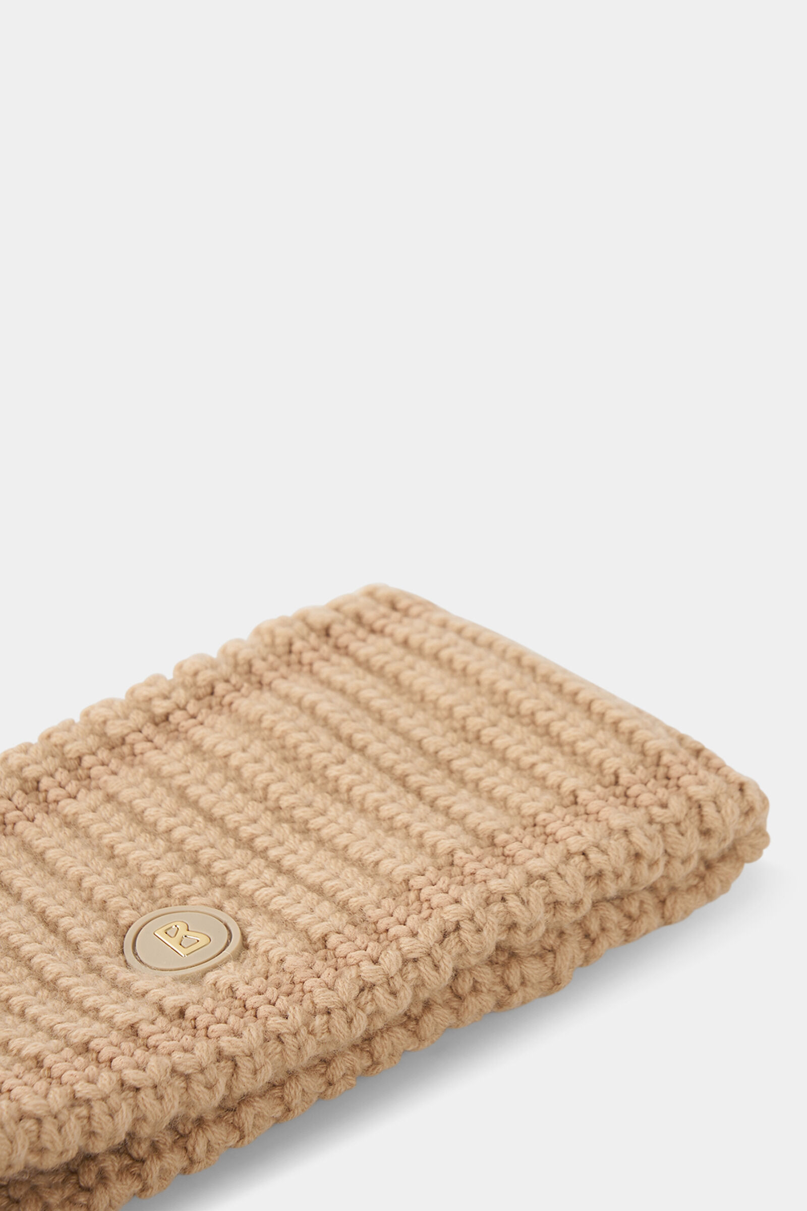 Woll-Stirnband Rory Camel