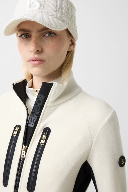 Mid Layer Charlot Off-White/Schwarz